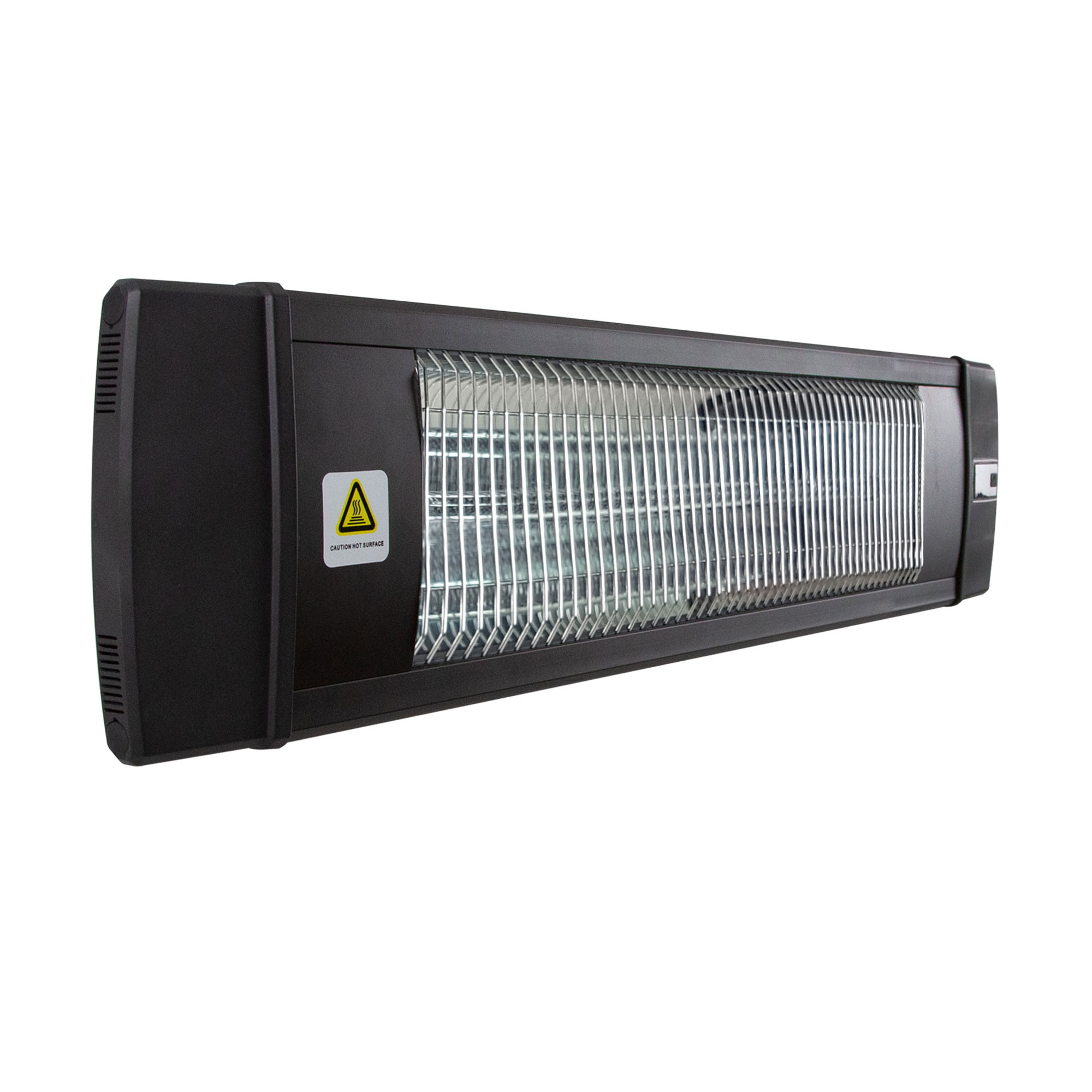 Karbon-Infrarotstrahler mit Schutzgitter und Gehäuse für effiziente Wärmeabgabe