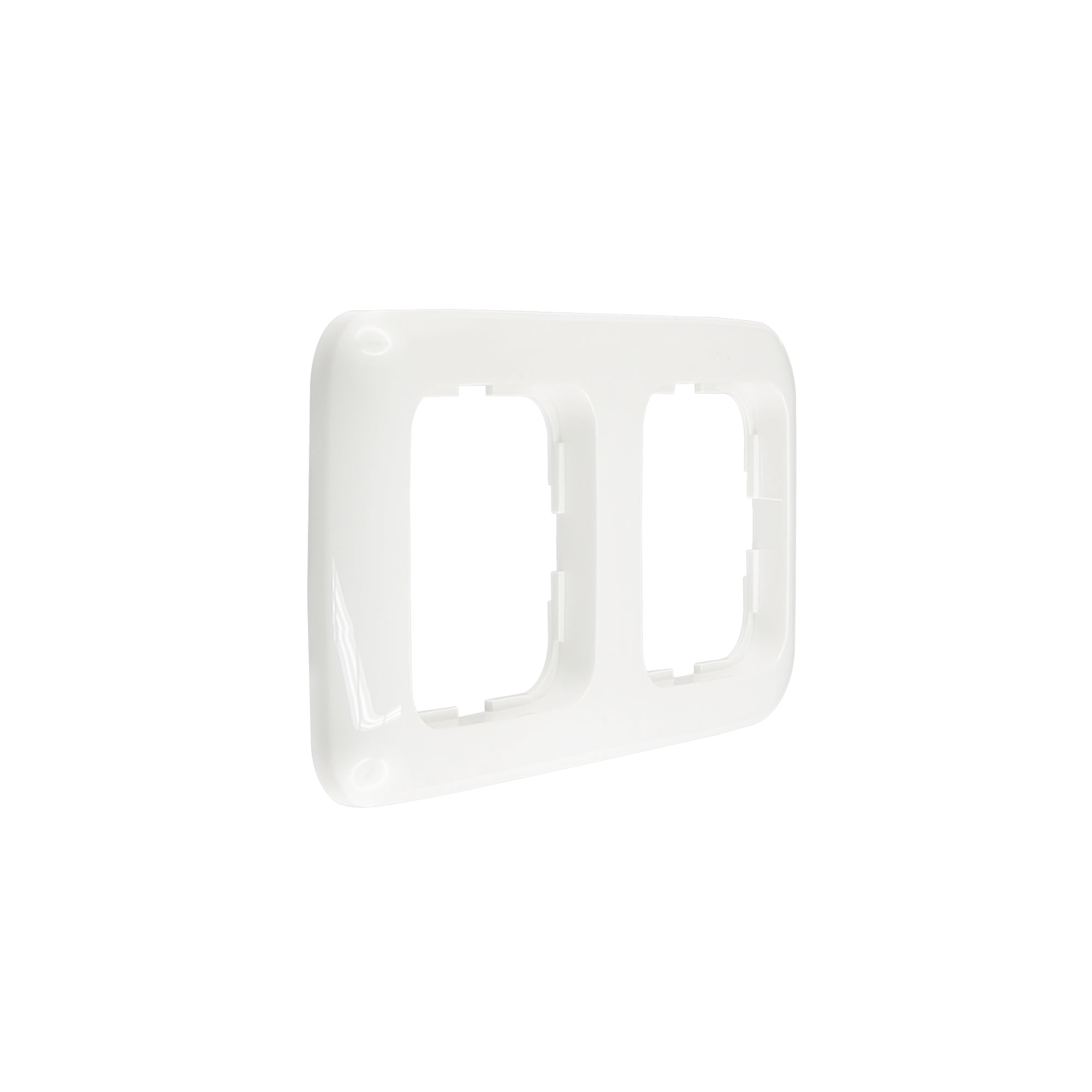slider_image_d617c77838614f16b6aa03010e385467 Zweifacher Rahmen für Schalter oder Steckdosen, Teil des Reflex SI Rahmen Systems