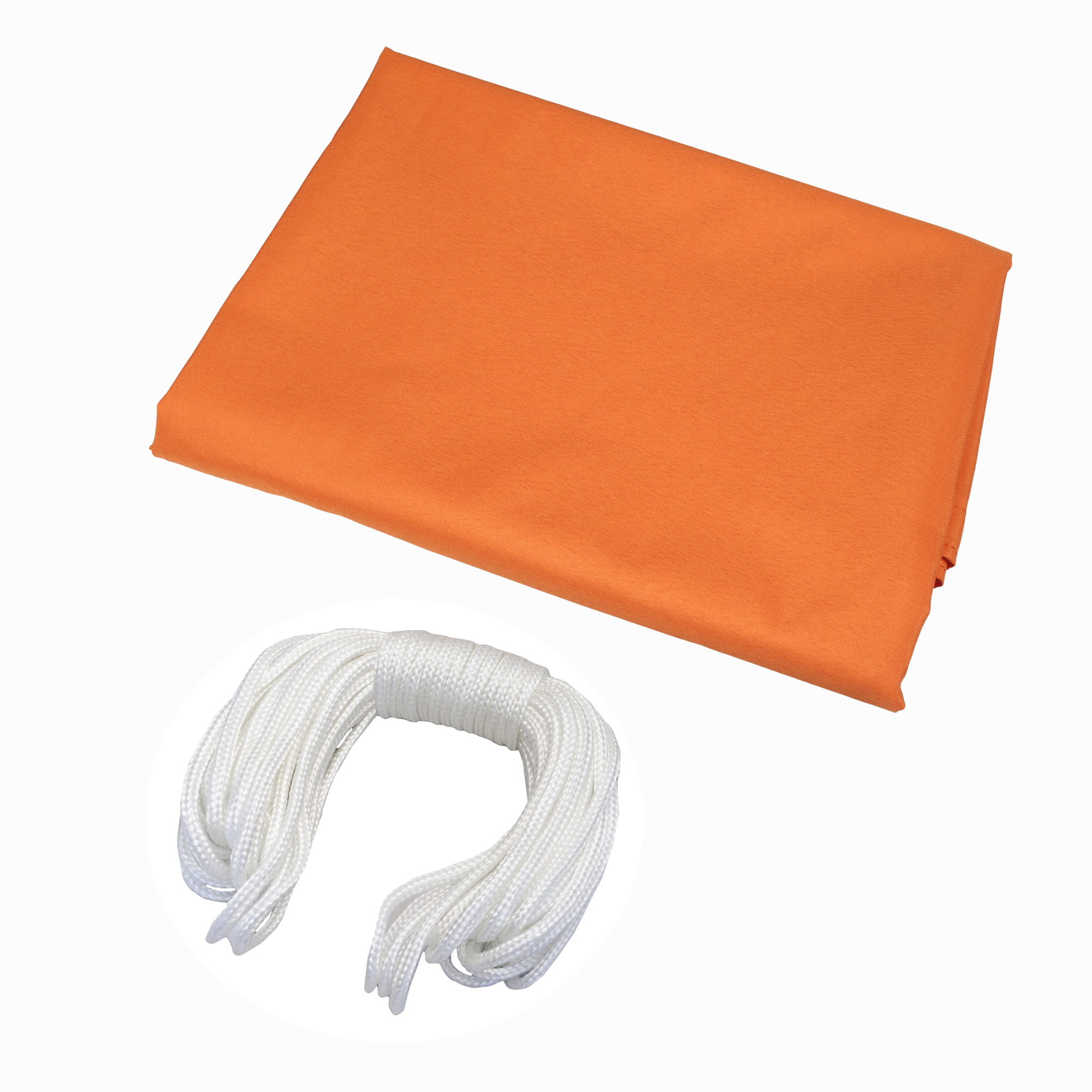 Balkonbespannung aus Polyester mit Seil zur Befestigung