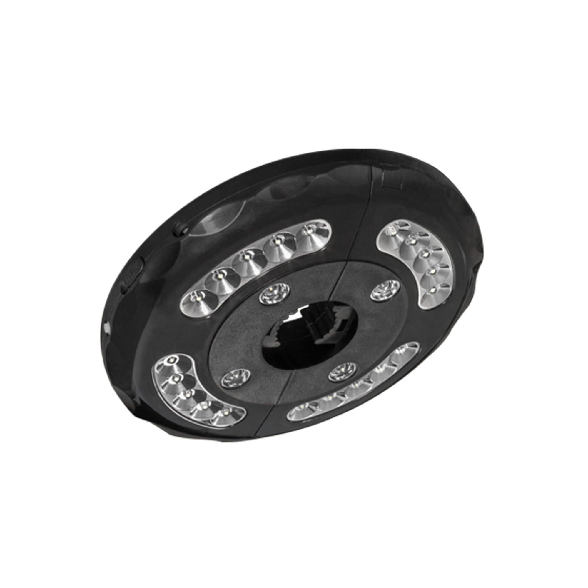 slider_image_3a8a11e38412450694f985ce6d3113e7 Runde LED-Leuchte für Sonnenschirme mit zentraler Öffnung und mehreren LED-Segmenten