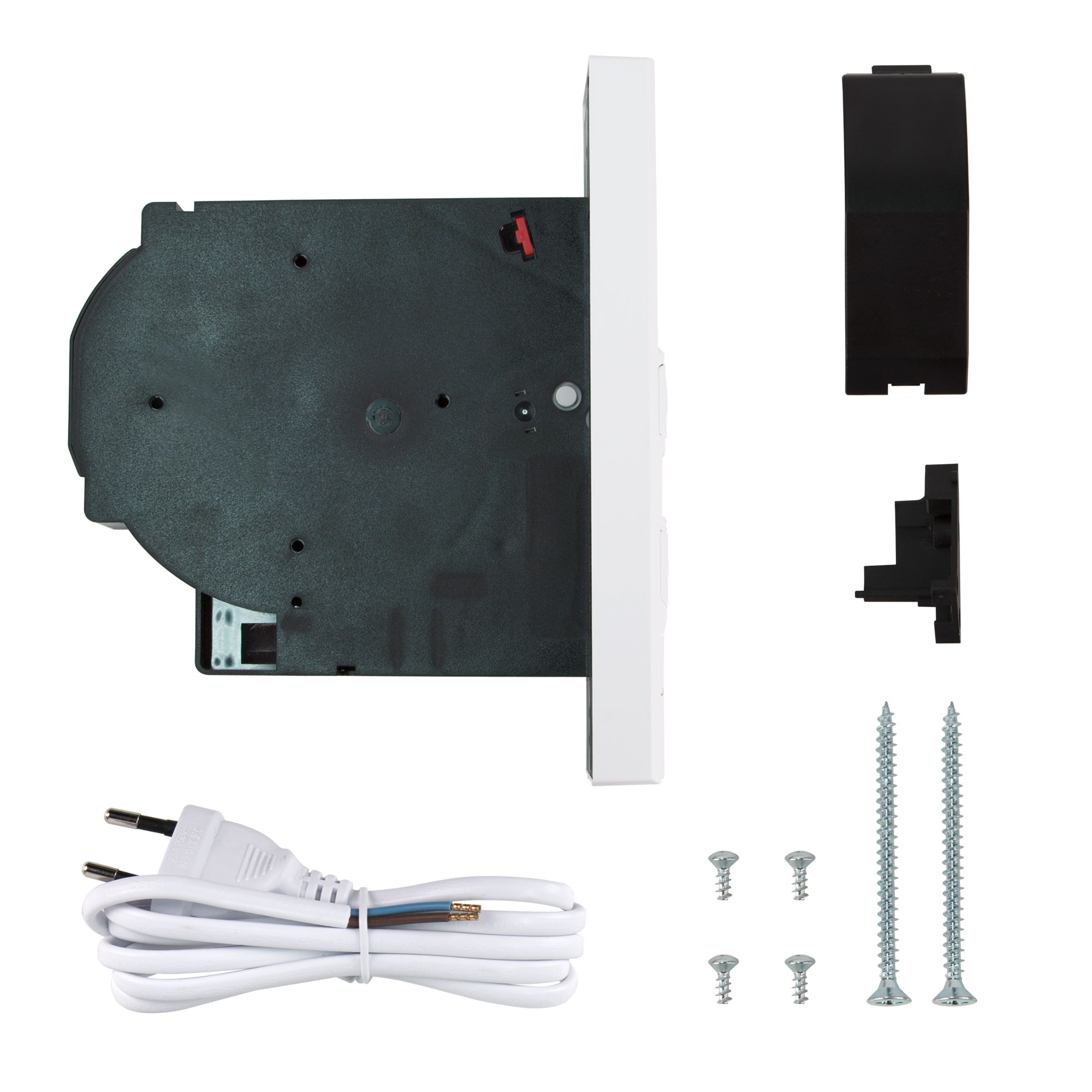 Elektrischer Gurtwickler JAROMAT Classic mit Zubehör und Kabel für Montage und Betrieb