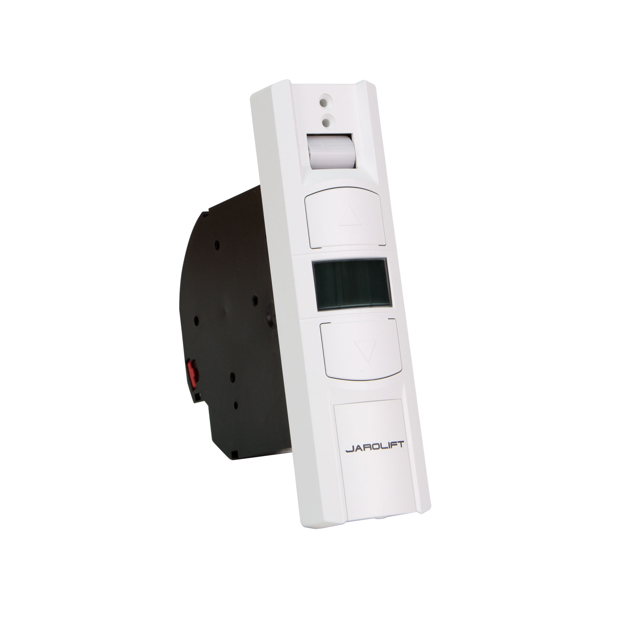 Elektrischer Gurtwickler JAROMAT Pro mit Bedienelementen und Display