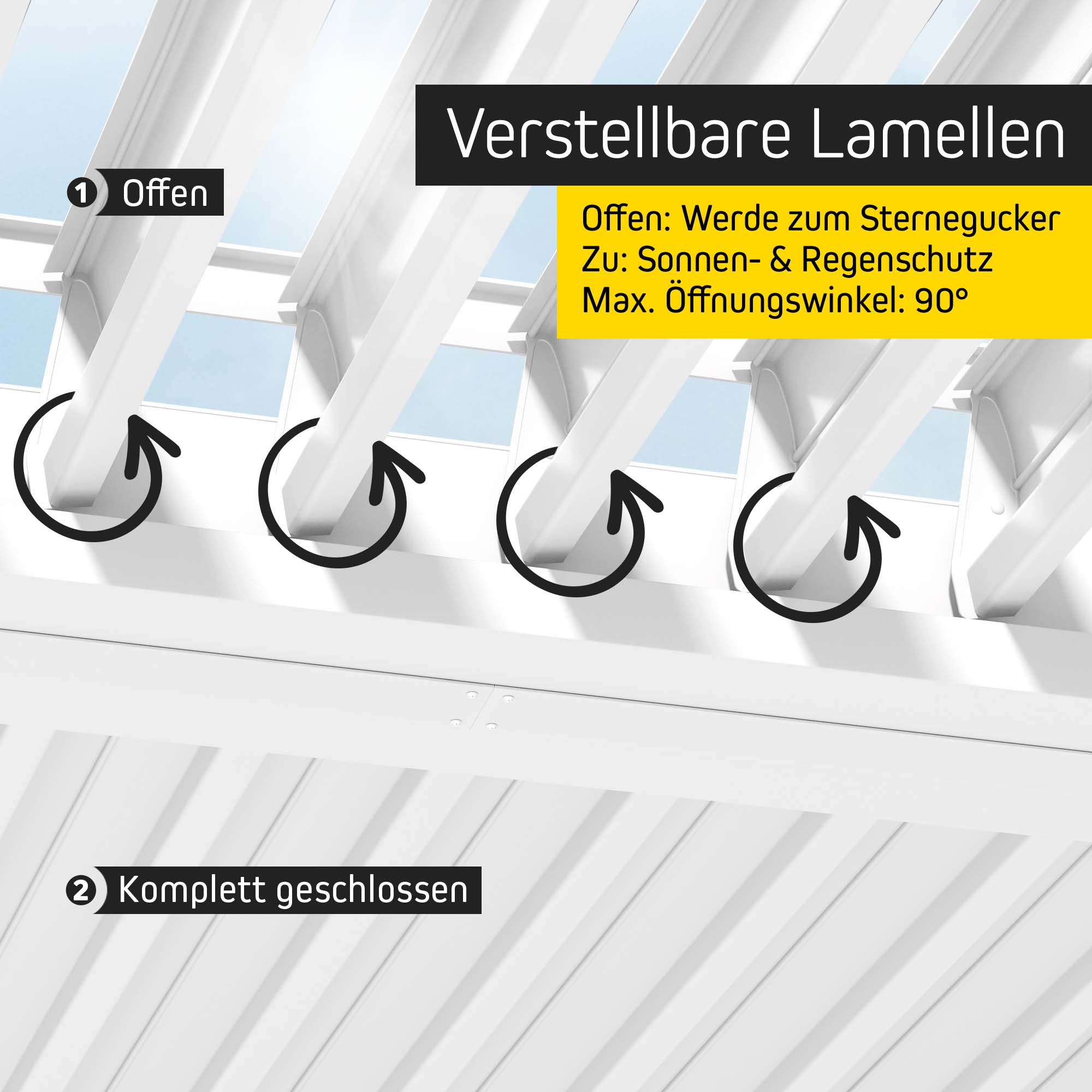 slider_image_019209cb161675b4a1fed22afcabe4a1 Verstellbare Lamellen einer Pergola für Sonnen- und Regenschutz