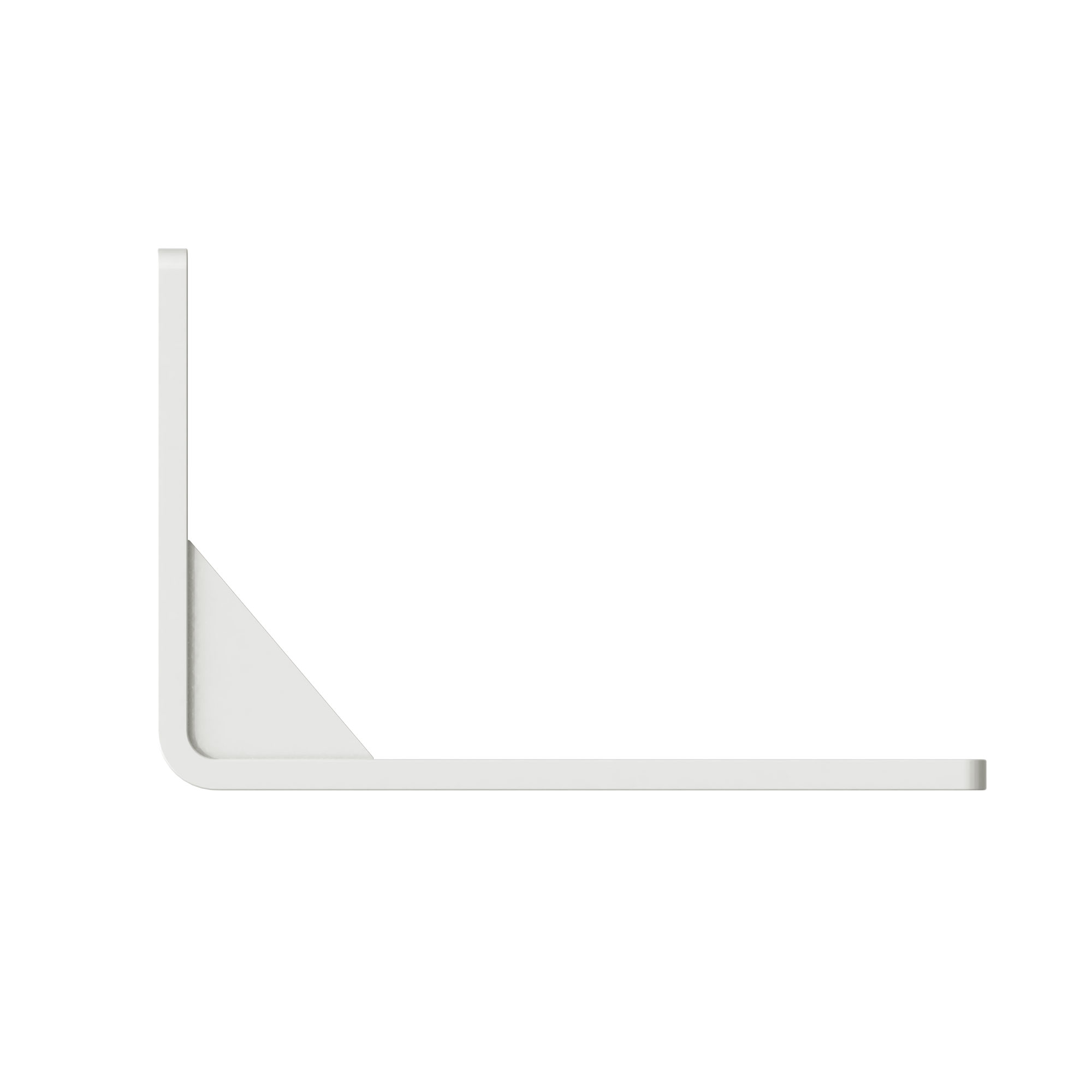 3er-Set Deckenhalterungen für Kassettenmarkise Curve 2000, L-förmige Metallkonstruktion