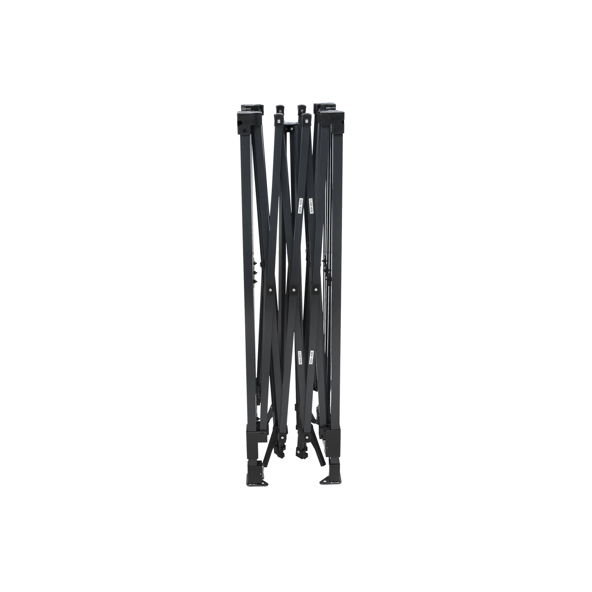 Zusammengeklapptes Gestell eines Faltpavillons