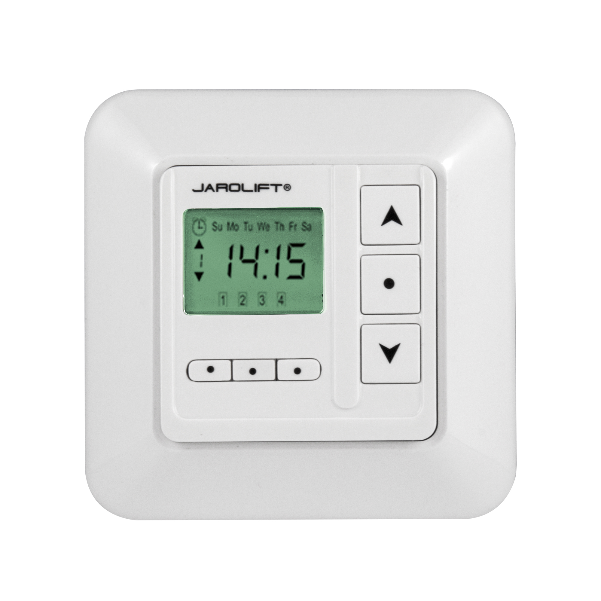 Funk-Wandsender mit Tasten zur Steuerung von Jalousien oder Rollläden