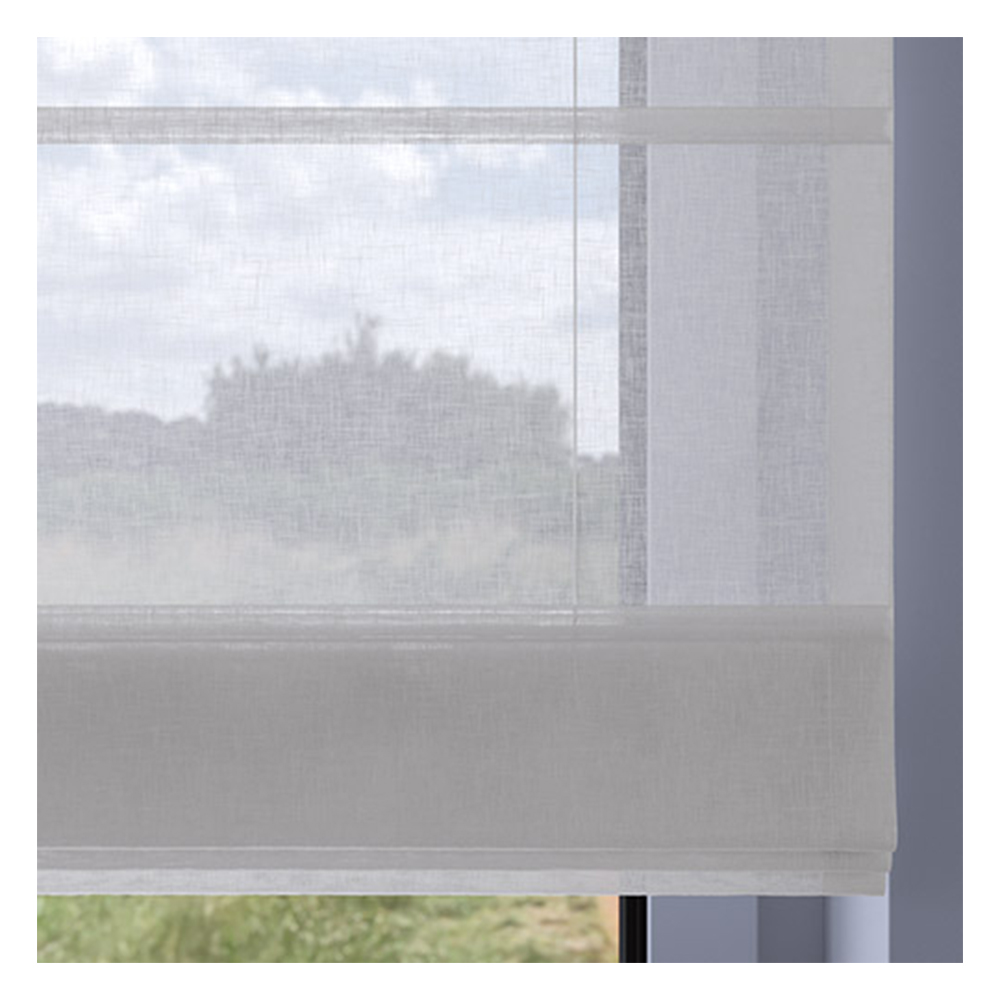 Stoffmuster für Raffrollo nach Maß | 02 beige / lichtdurchlässig / Tivoli