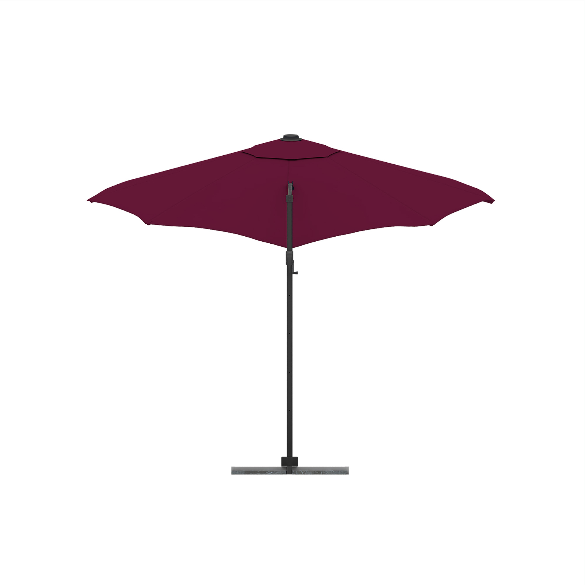 slider_image_52ffcfb4f5184afaba31bb6b3ee6c9c8 Freistehender Ampelschirm mit rechteckigem Schirm und seitlichem Ständer