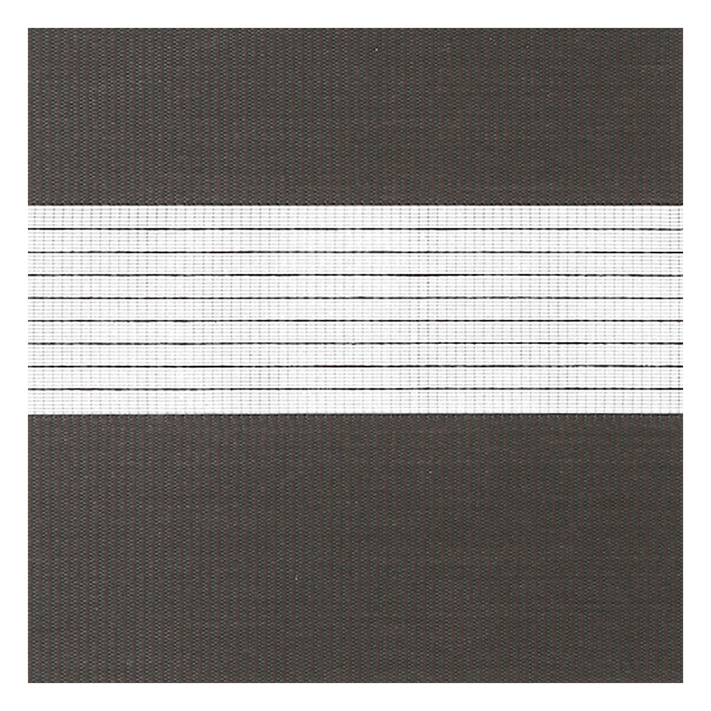 Stoffmuster für Doppelrollo nach Maß | A013 braun / lichtdurchlässig / Spring