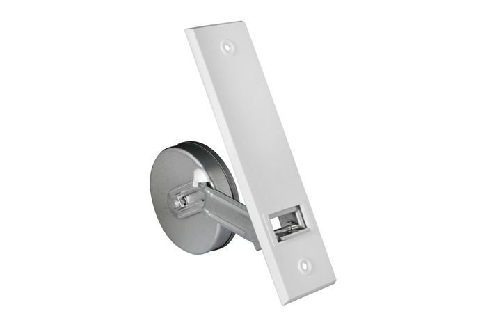Getriebe-Gurtwickler Unterputz inkl. Kunststoff-Abdeckplatte | weiß / LA: 160 mm