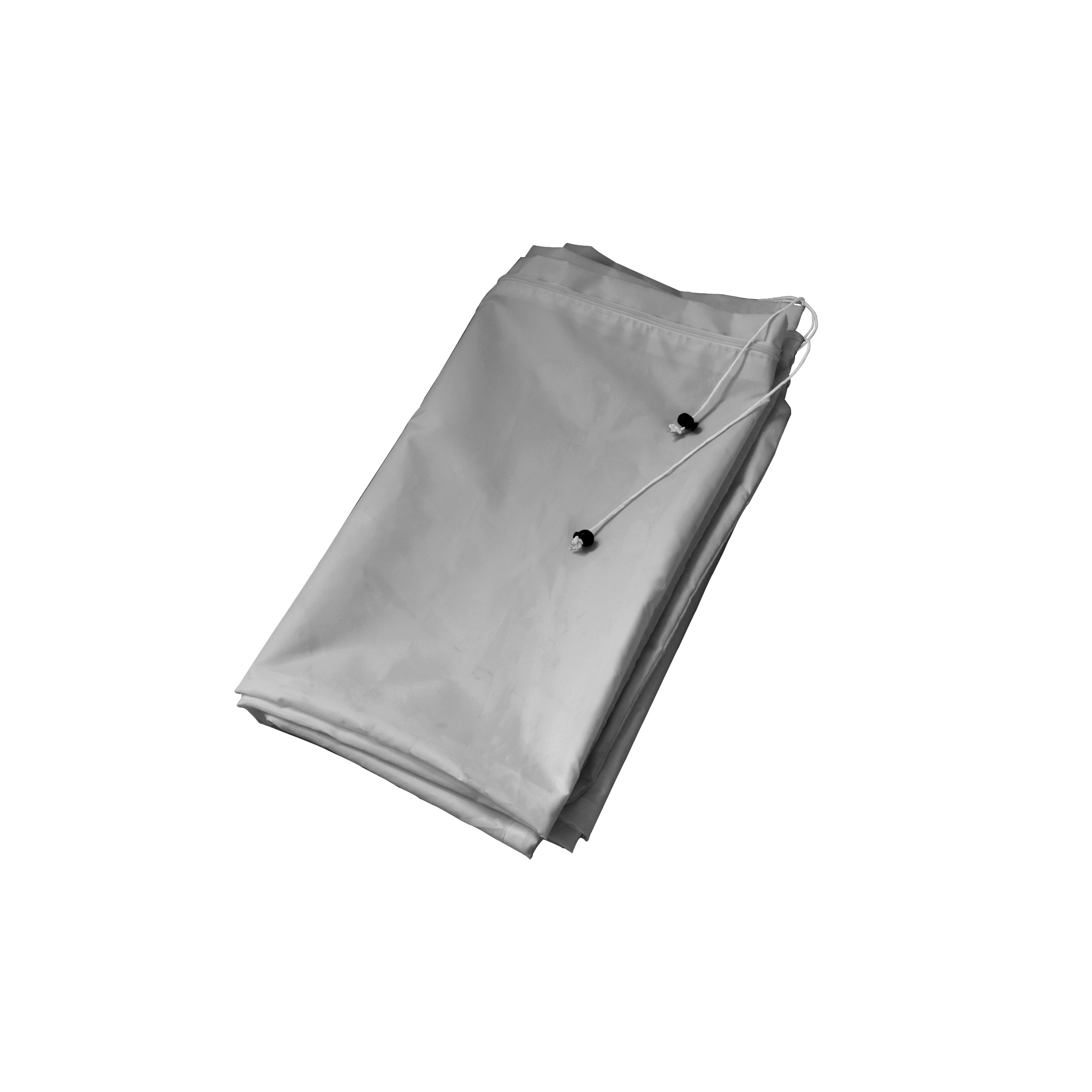 Gefaltete Schutzhülle für Sonnenschirm mit Kordelzug und Verschlusskugeln