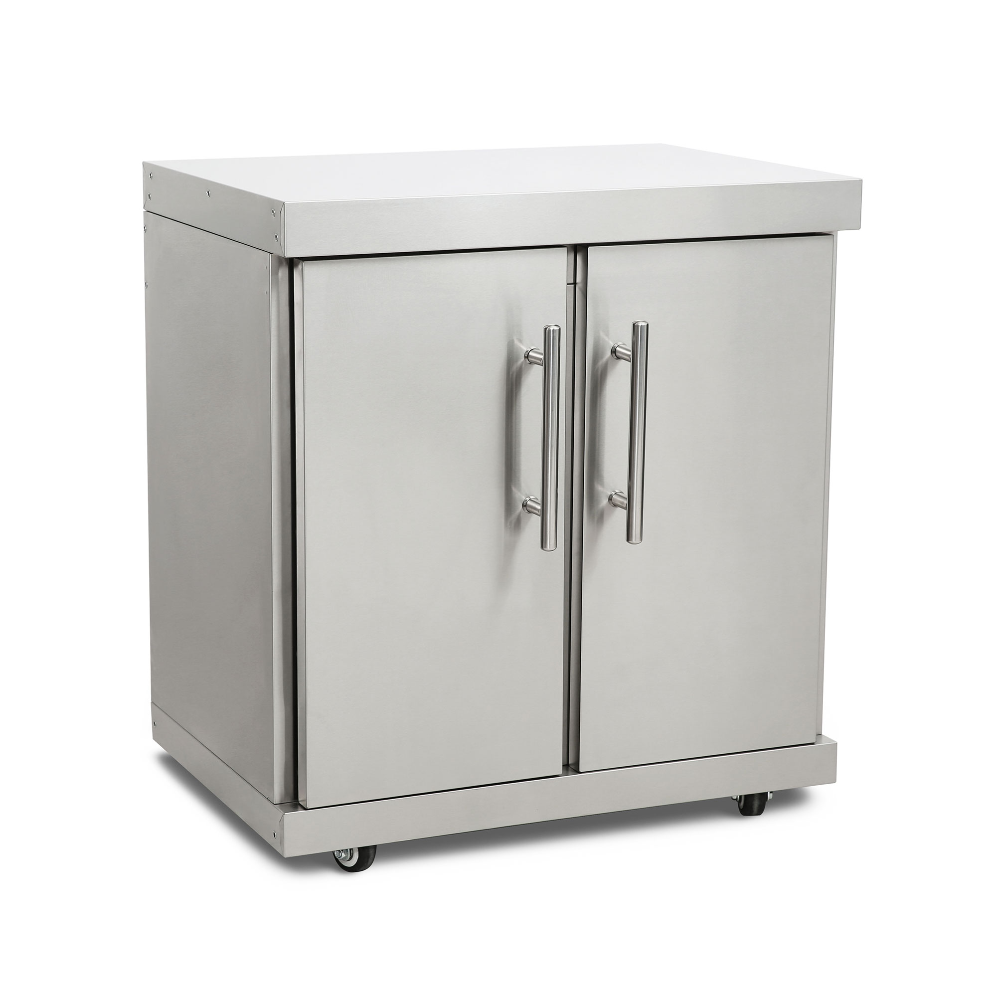 Edelstahl-Erweiterungsmodul mit 2 Türen