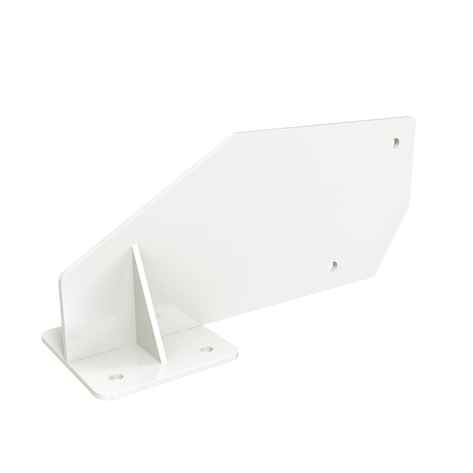 Halterung für Kassettenmarkise Curve 2000 mit Befestigungslöchern und stabiler Bauweise