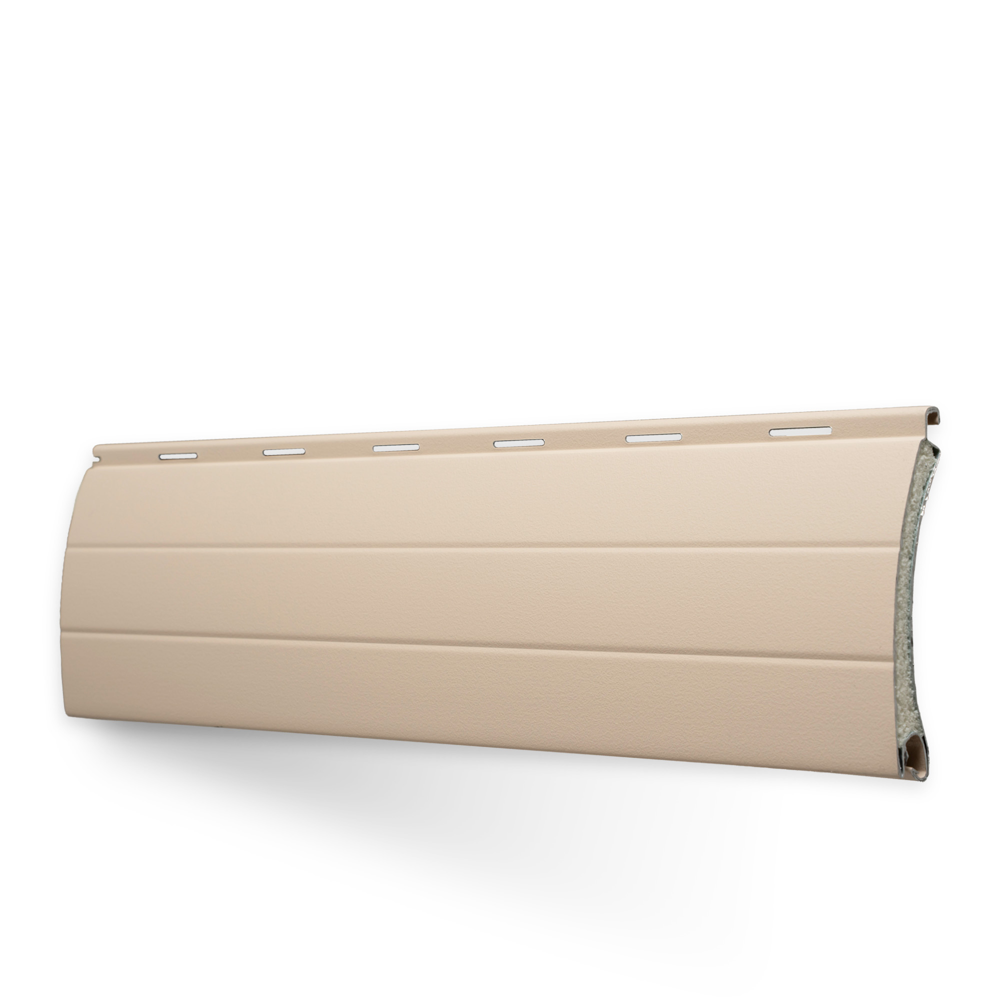 Lamellen-Muster für Rollladenpanzer nach Maß | Aluminium / PA52 / 05 beige