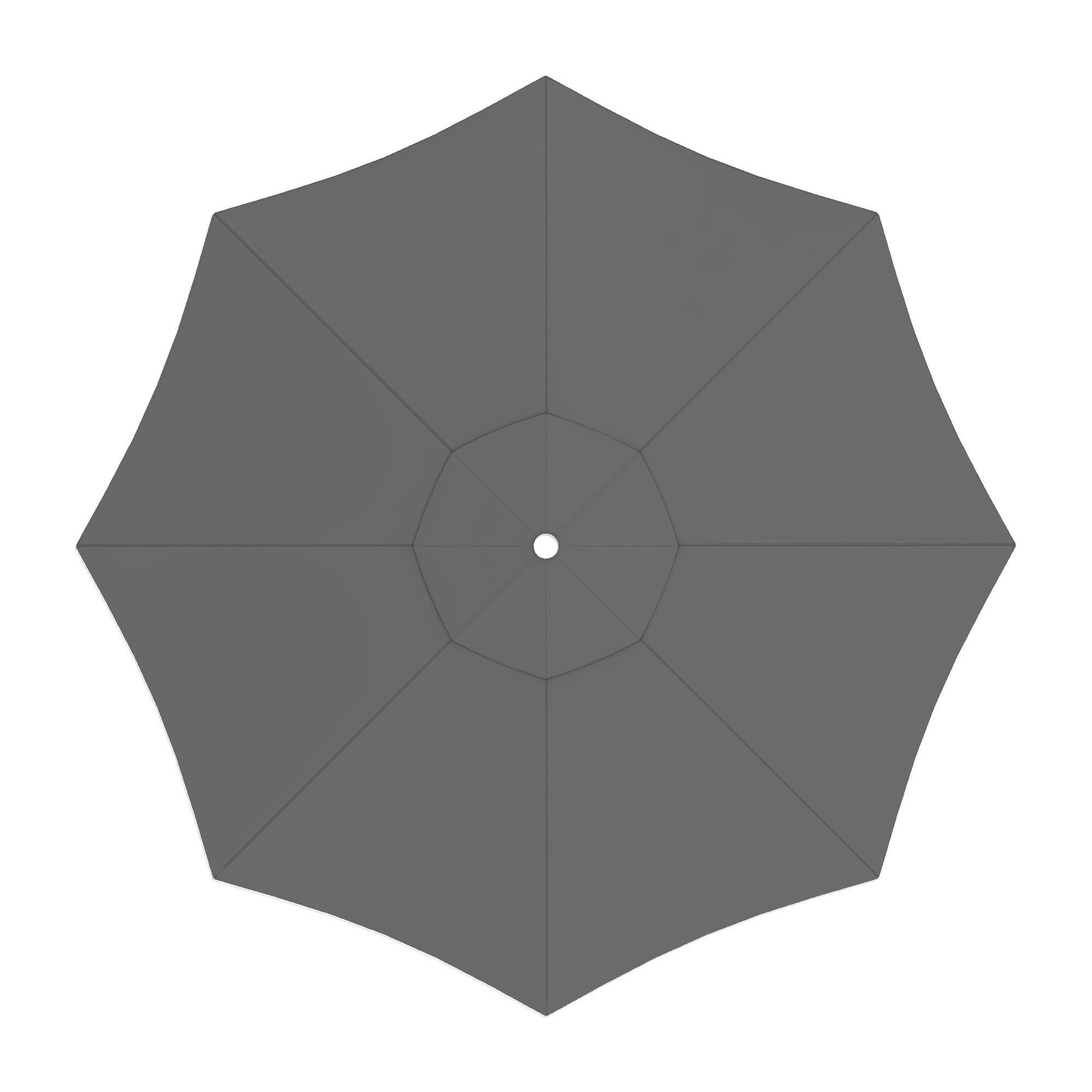 Bespannung für knickbaren Holz-Sonnenschirm, geeignet für paramadera Modelle