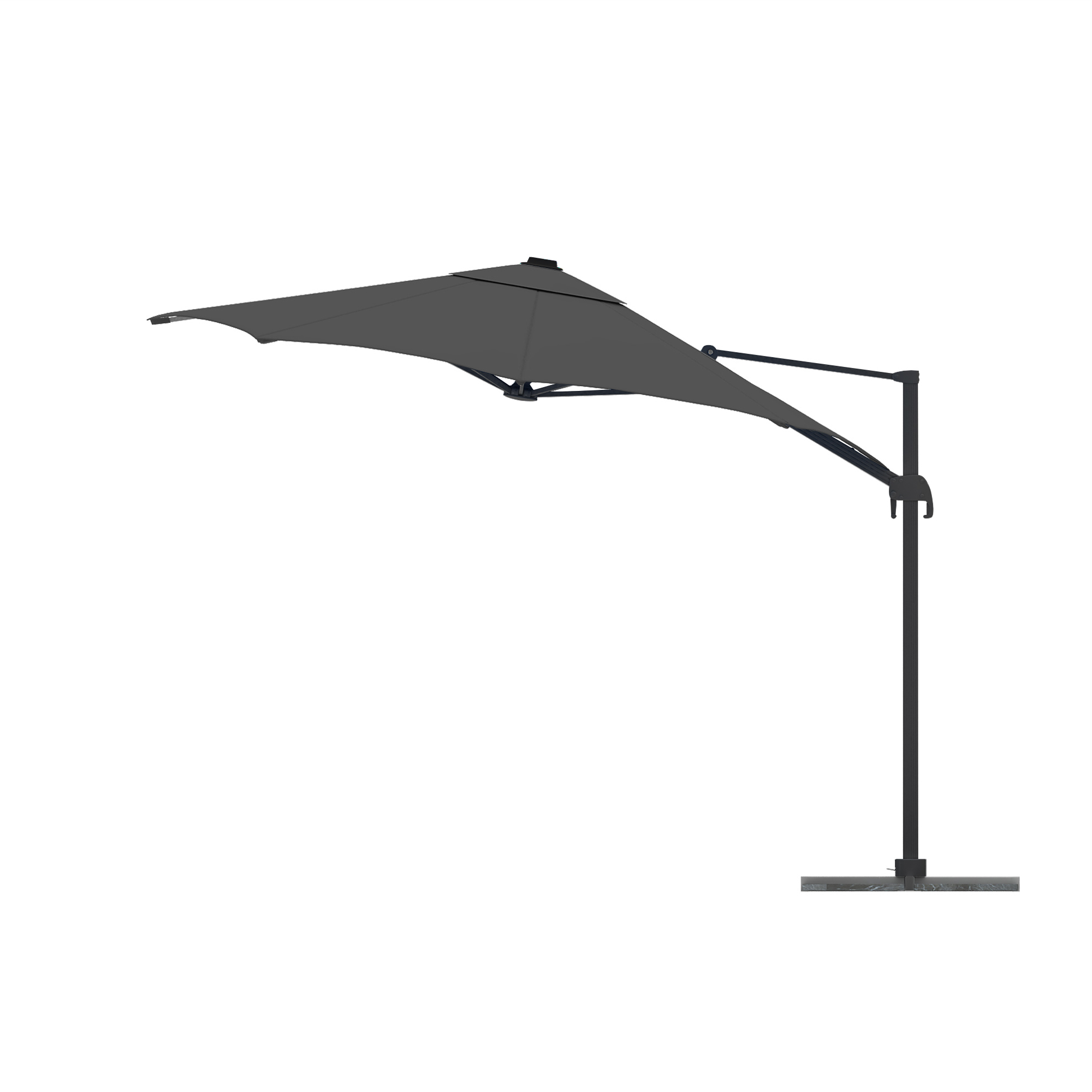 slider_image_aa88e26c2596437ba913e53b0c300514 Freistehender Ampelschirm mit seitlichem Ständer und schwenkbarem Schirmdach