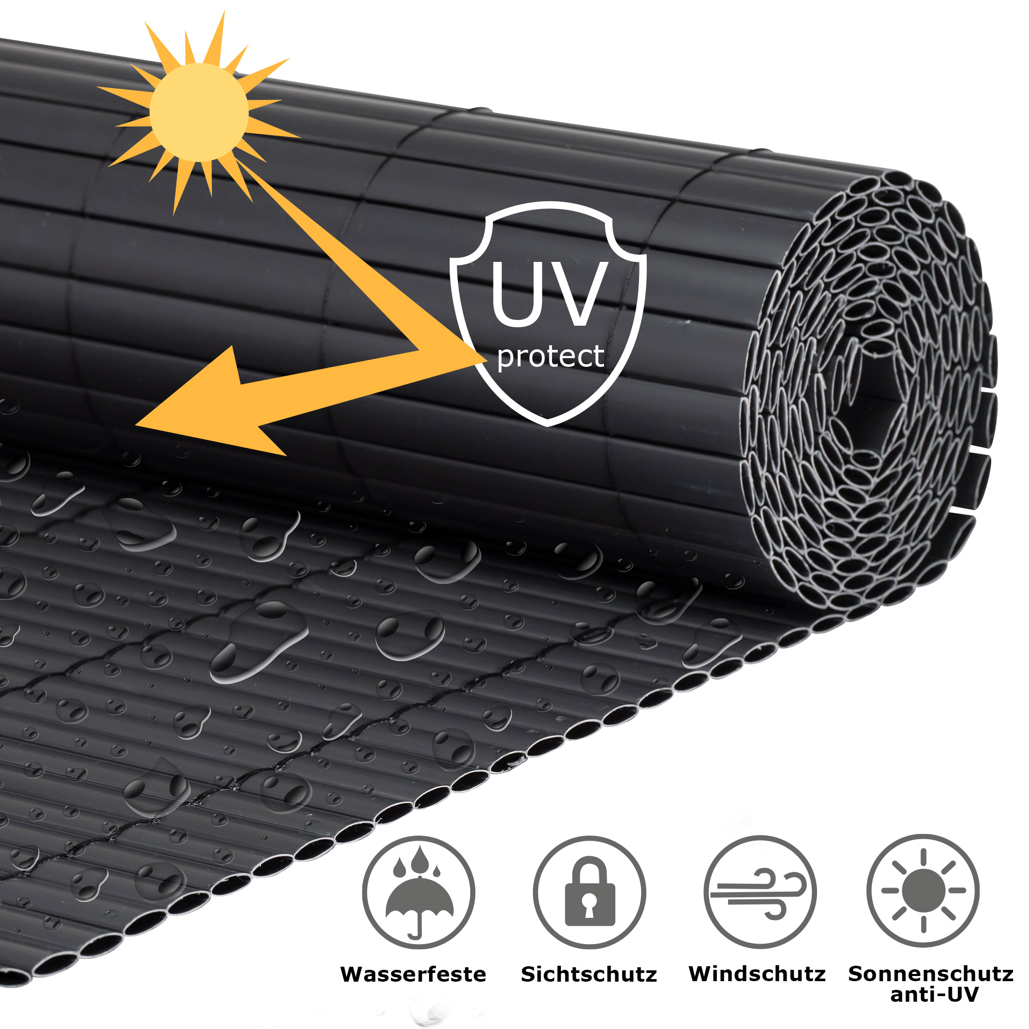 slider_image_22295f15847e42be826d9727b3a2d0d2 Rolle aus wetterfestem Material mit UV-Schutz, Sichtschutz, Windschutz und wasserabweisend