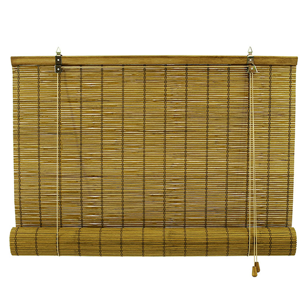 slider_image_1a99bf79b0ce4027b4bfebe76a9edb24 Bambusrollo mit Zugkordel zur Lichtregulierung und Sichtschutz, horizontal angeordnet