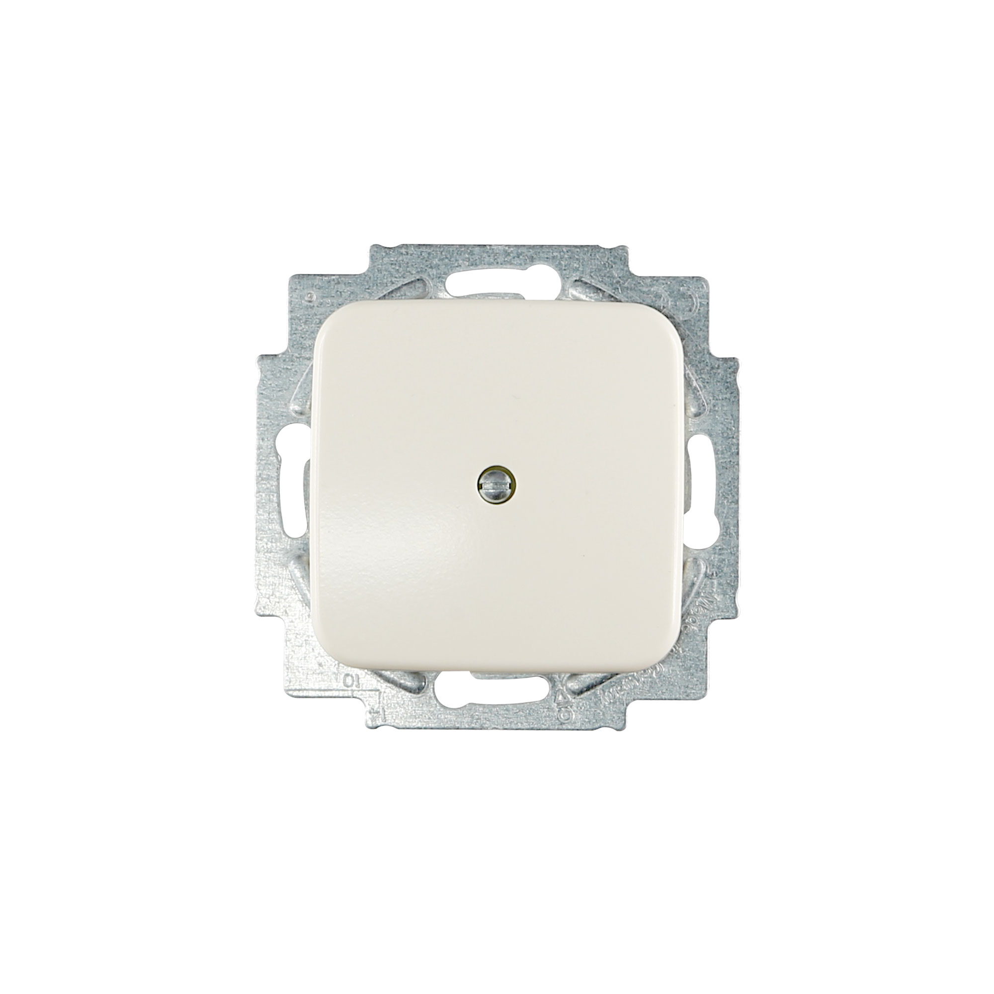 slider_image_019275c548587c78b955f24951050f85 Blindabdeckung mit zentraler Schraube, quadratische Form, für elektrische Installationen