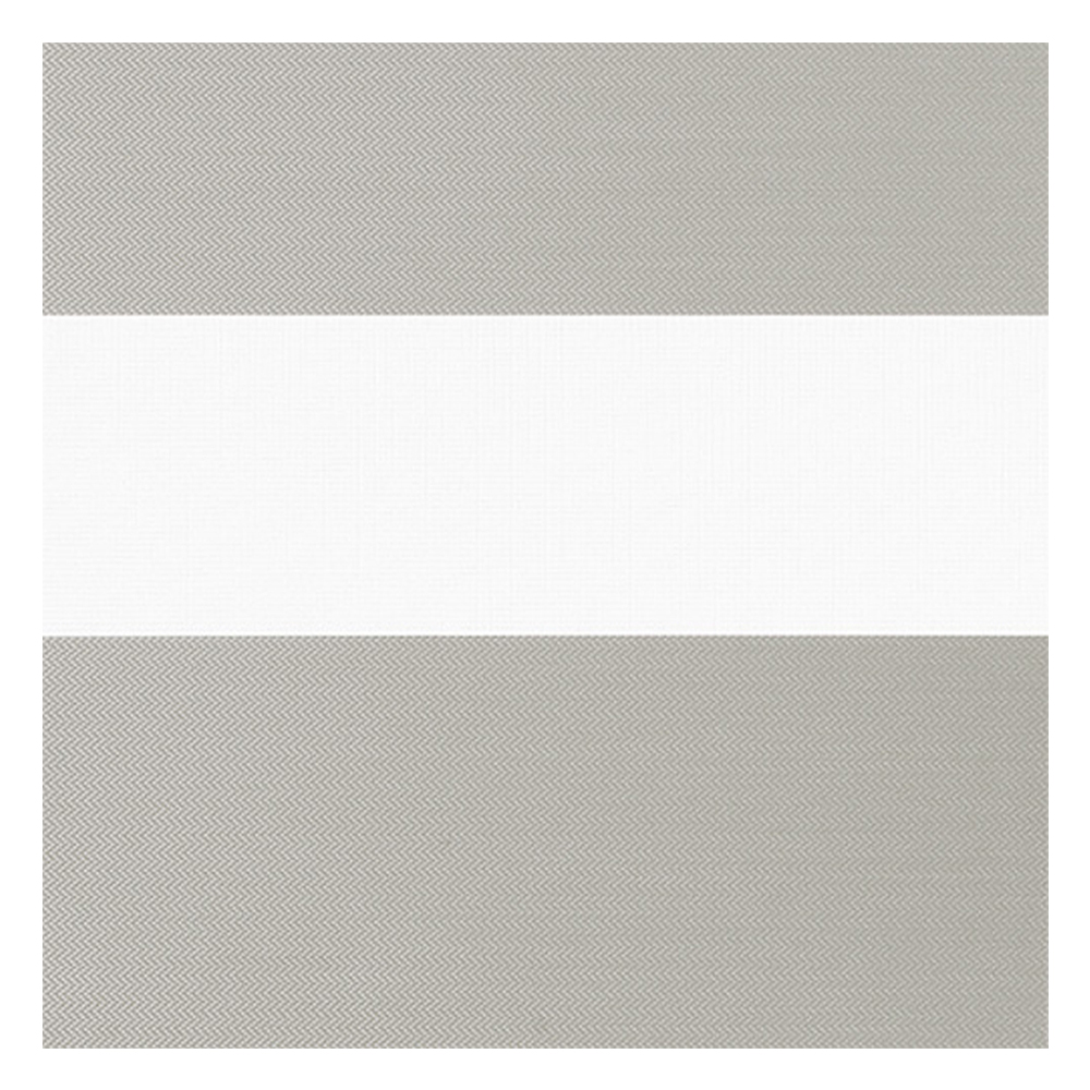 Stoffmuster für Doppelrollo nach Maß | B605 creme-beige / lichtdurchlässig / Solides