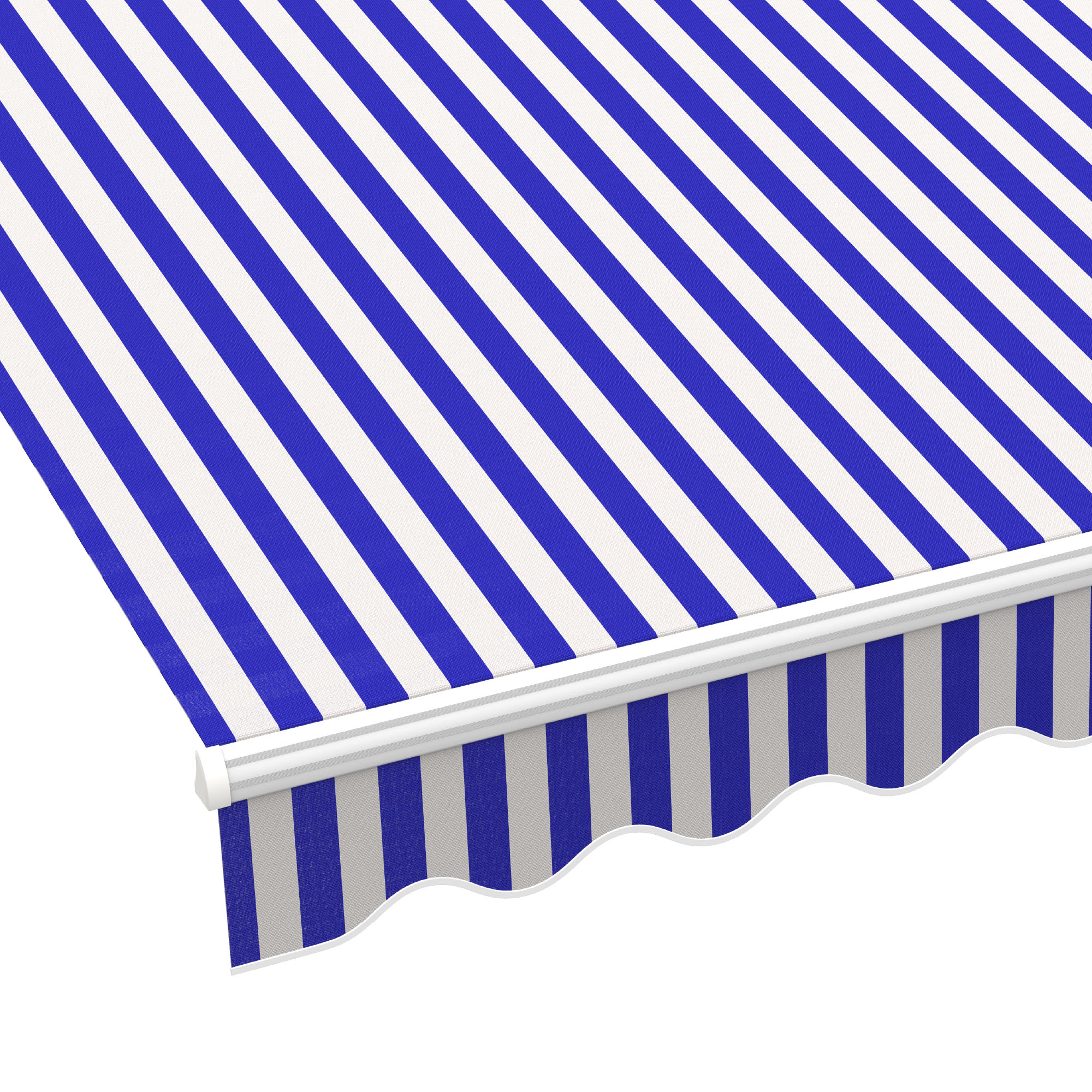 slider_image_01928fc066fc7936b44db4e2cea40188 Gelenkarmmarkise Basic 2000 mit wellenförmigem Rand und stabiler Konstruktion