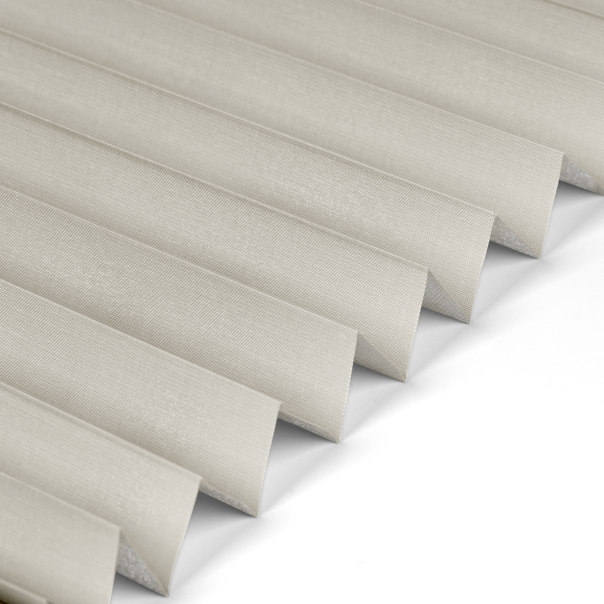 Stoffmuster für Plissee nach Maß | R200T creme, verdunkelnd, Thermo-ReTex