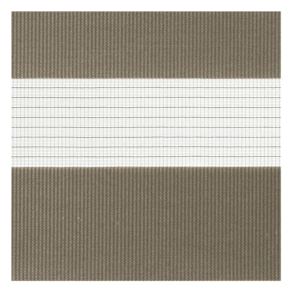 Stoffmuster für Doppelrollo nach Maß | A015 braun / lichtdurchlässig / Spring Stoffmuster für Doppelrollo nach Maß | A015 braun / lichtdurchlässig / Spring