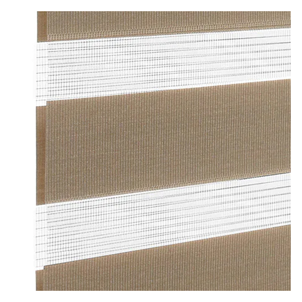 Stoffmuster für Doppelrollo nach Maß | BH02 macchiato / lichtdurchlässig / London