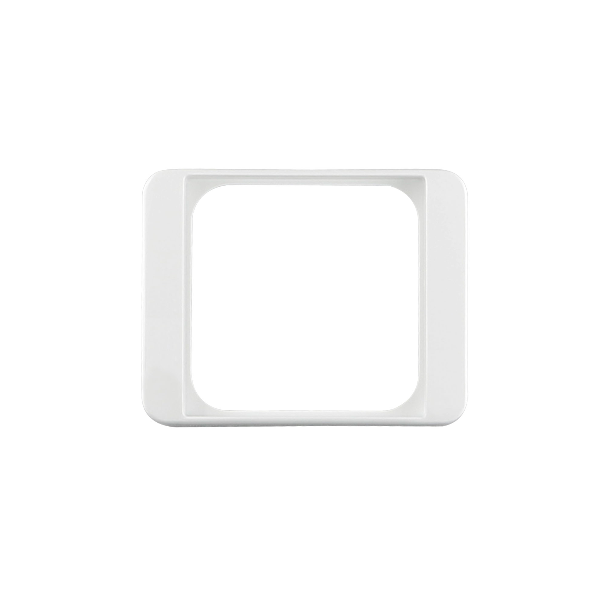 Quadratischer Zwischenrahmen für Schalter oder Steckdosen, schlichtes Design