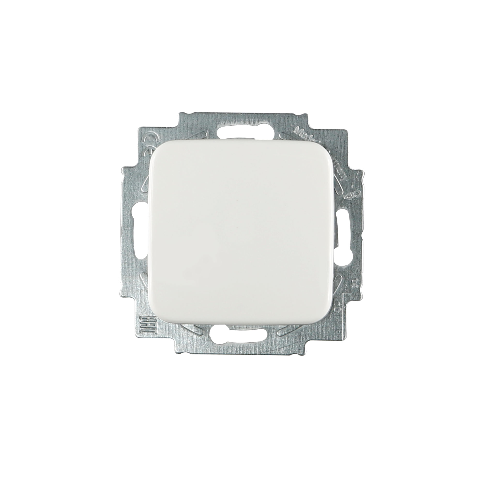 Schalter mit Schließfunktion, quadratische Form, montiert auf Metallrahmen