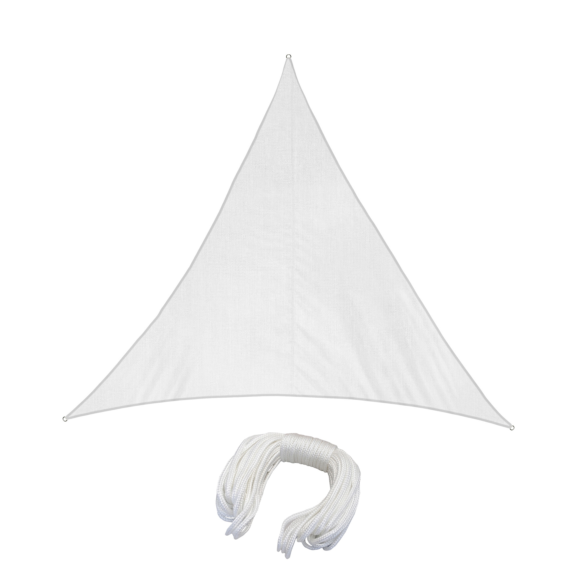 Rechteckiges Sonnensegel mit Befestigungsseil