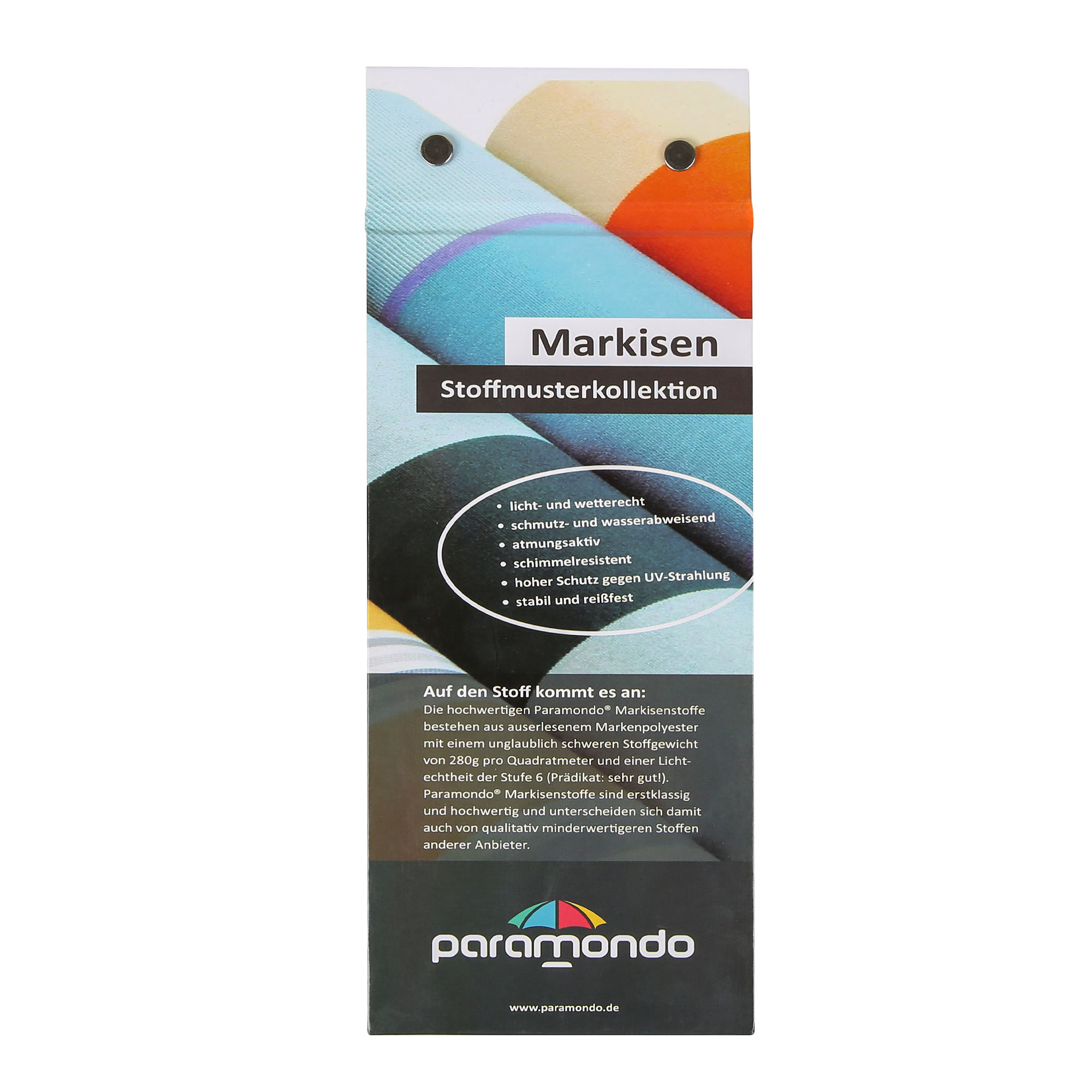 Stoffmusterkollektion für Gelenkarmmarkise Basic 2000