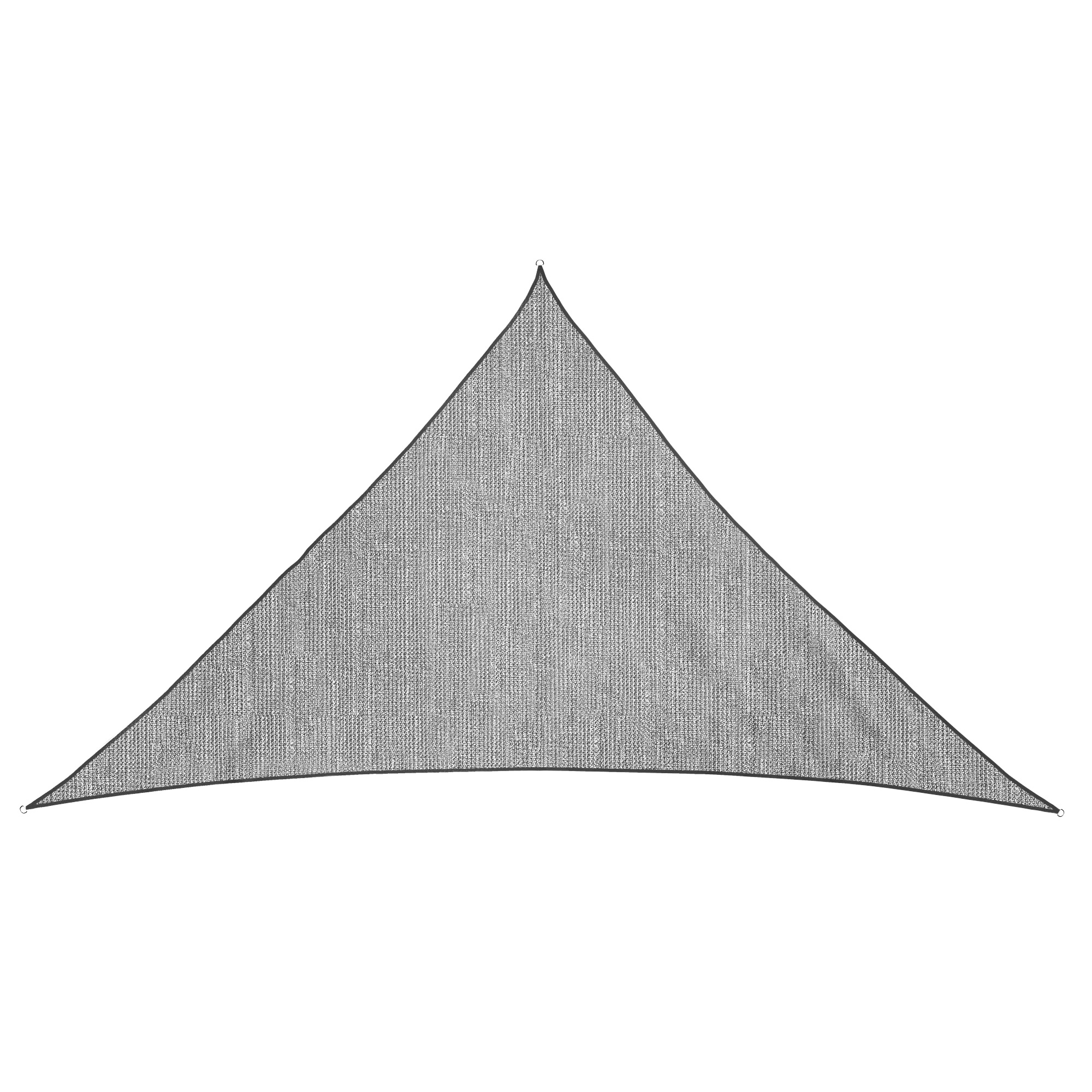 Dreieckiges Sonnensegel aus atmungsaktivem HDPE für Schatten und Schutz