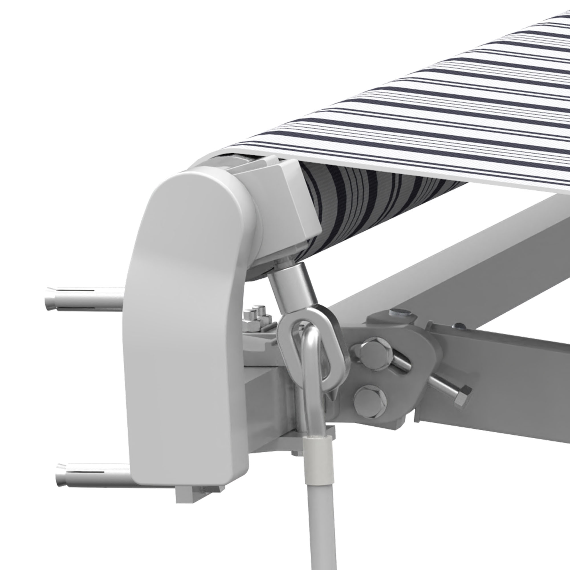 slider_image_01928fd43b367d3fa91d696a970ed9c2 Gelenkarmmarkise Basic 2000 mit mechanischem Aufbau und Befestigungselementen