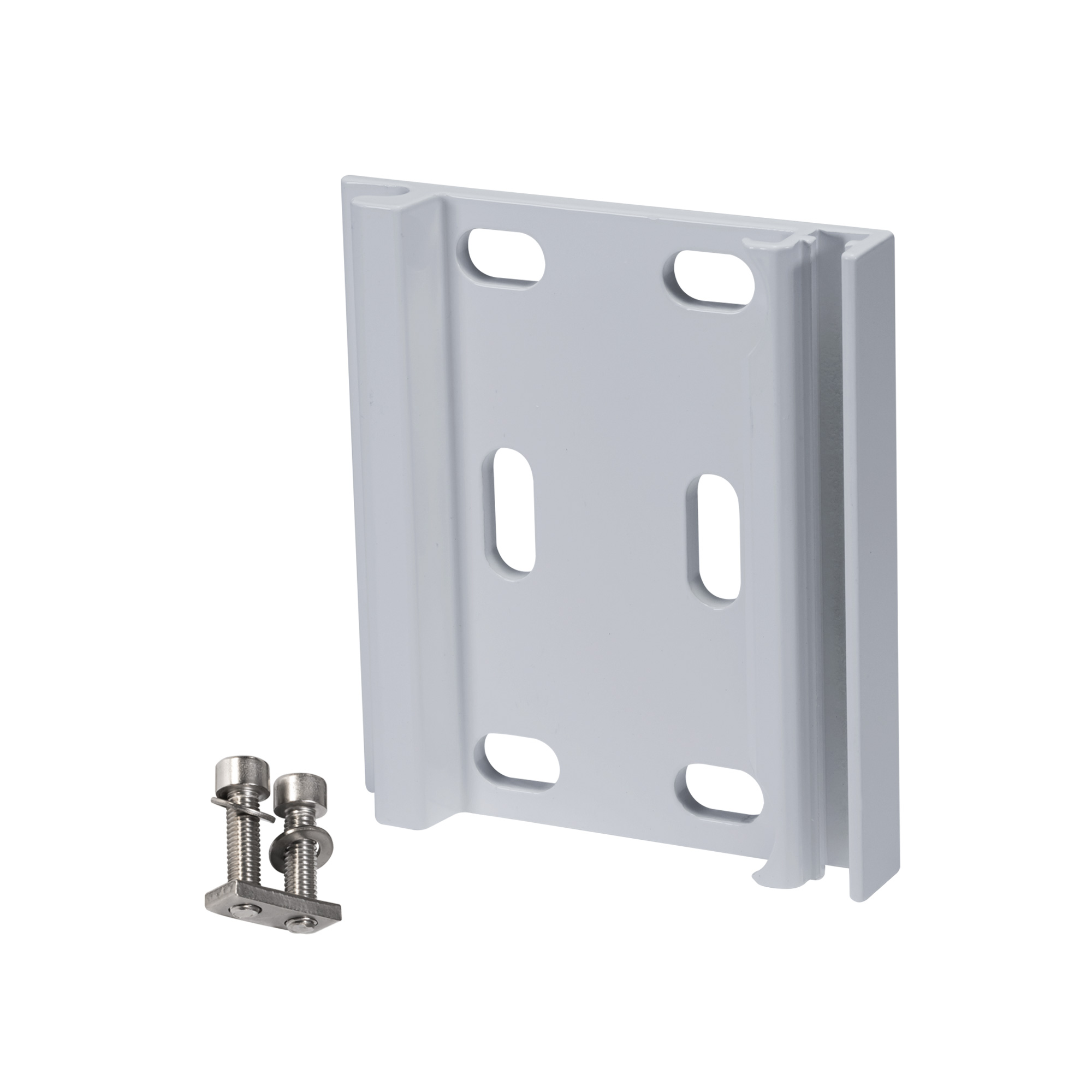Halterung für Vollkassettenmarkise mit Schrauben zur Wand- oder Deckenmontage