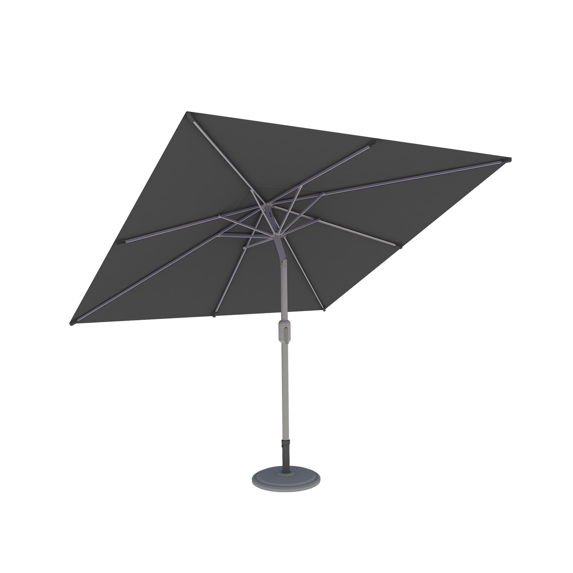 slider_image_69982e9b3d2d4ab8a4817672a0cbe255 Quadratischer Sonnenschirm mit stabilem Standfuß und verstellbarem Mast