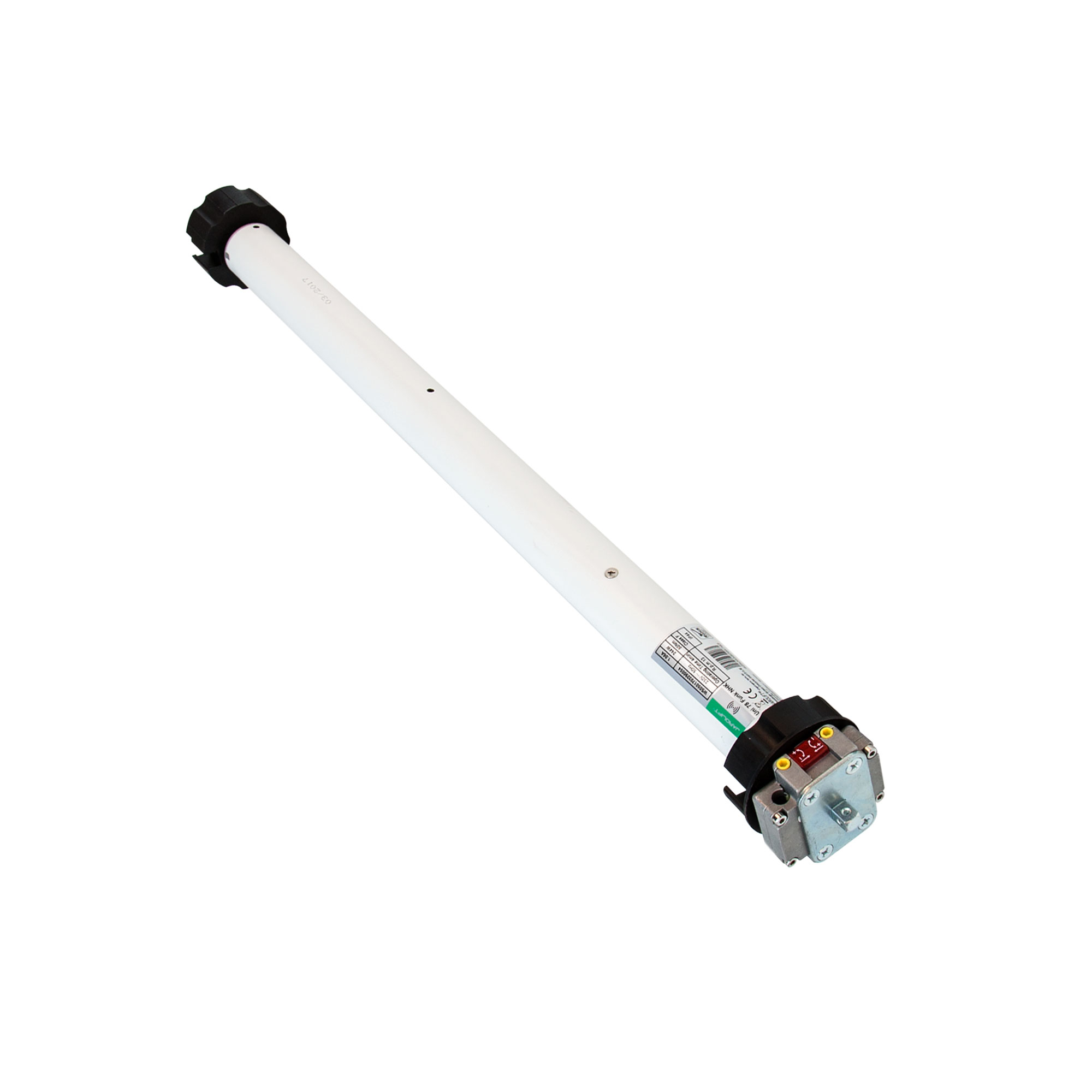 Funk-Markisenmotor Universal mit zwei Adapterringen und Kabelanschluss