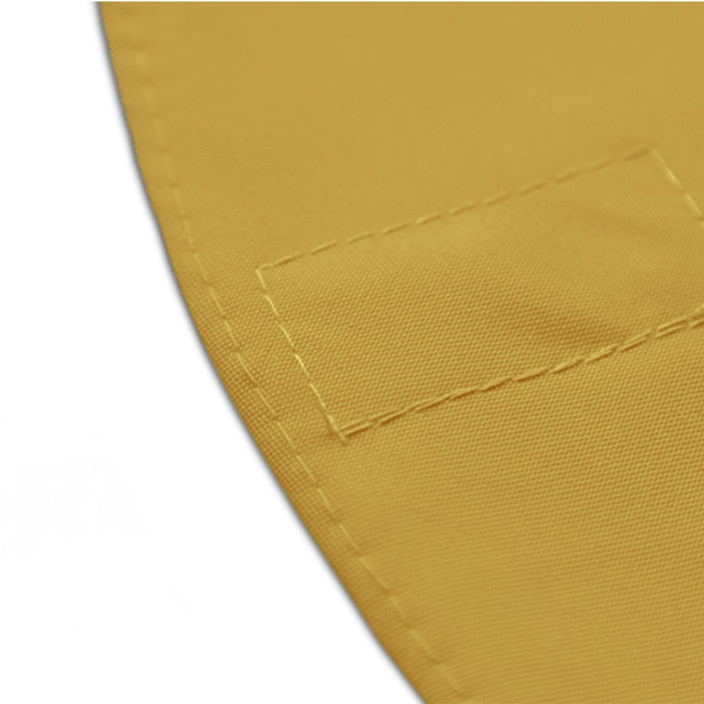 Bespannung für Ampelschirm mit verstärkten Nähten und rechteckigem Detailausschnitt