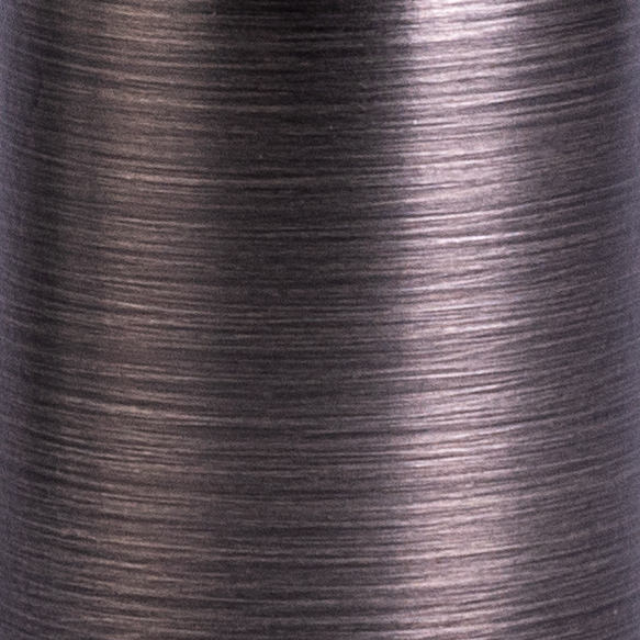 Deckenhalter für Gardinenstange mit Innenlauf, zylindrische Form, gebürstete Oberfläche