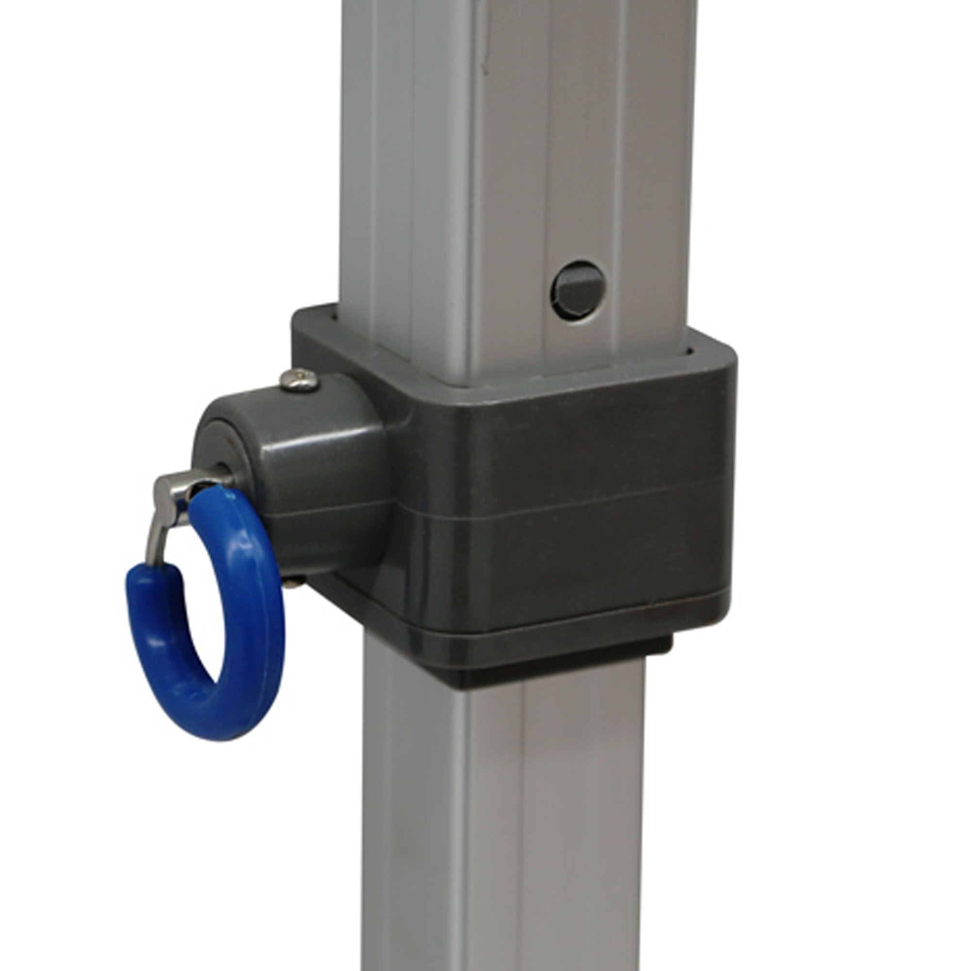 slider_image_01910877d14b78aebbea4e95014bd81f Gestellteil eines Faltpavillons mit Verriegelungsmechanismus und Ringgriff