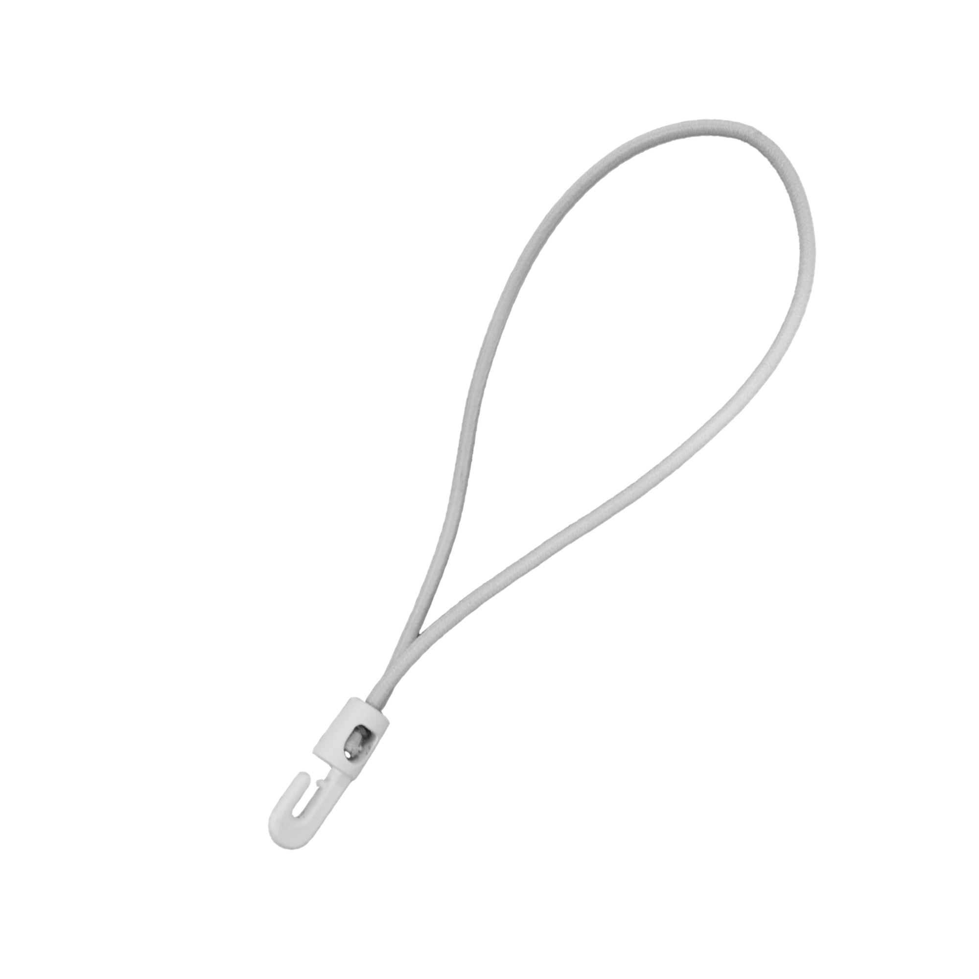 Expanderschlinge mit Kunststoffhaken zur Befestigung und Sicherung von Gegenständen