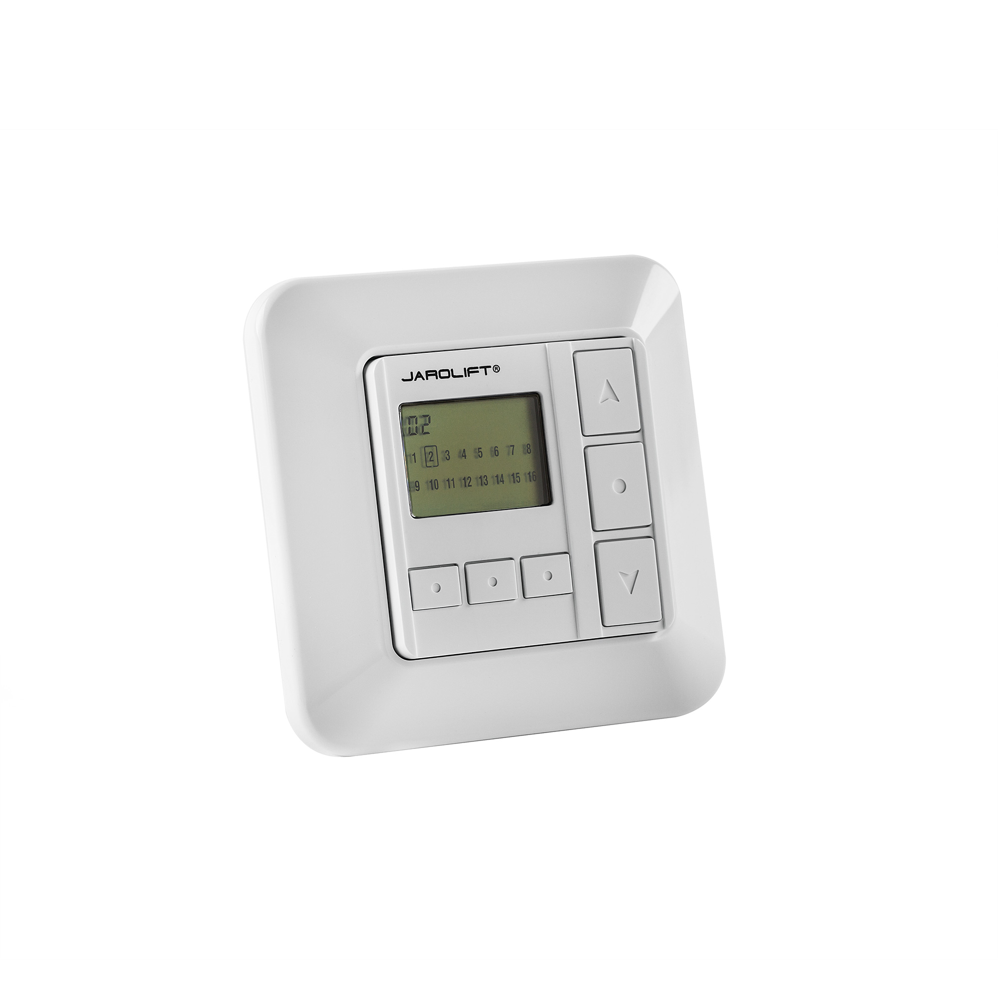 Funk-Wandsender mit Display und Tasten zur Steuerung von Geräten