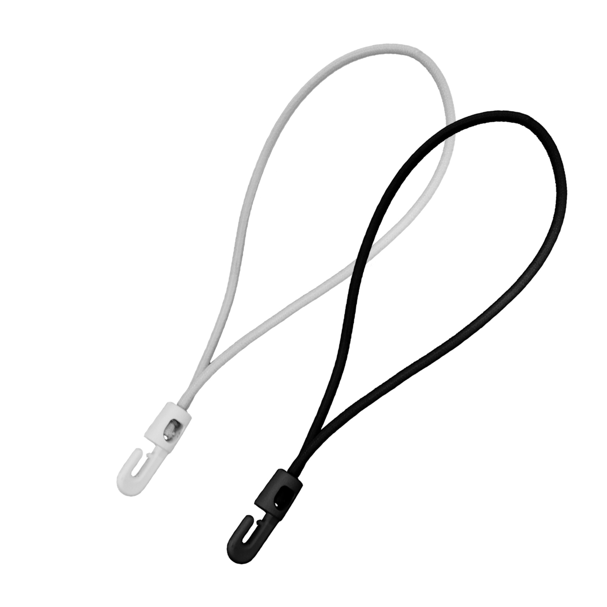 Expanderschlinge mit Kunststoffhaken zur Befestigung und Sicherung von Gegenständen