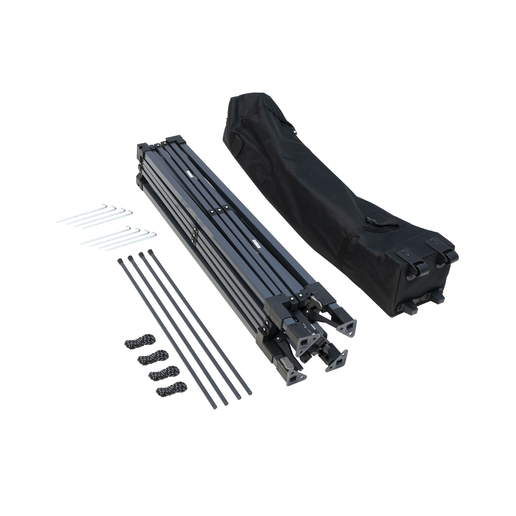 Gestell für Faltpavillon mit Zubehör und Tragetasche