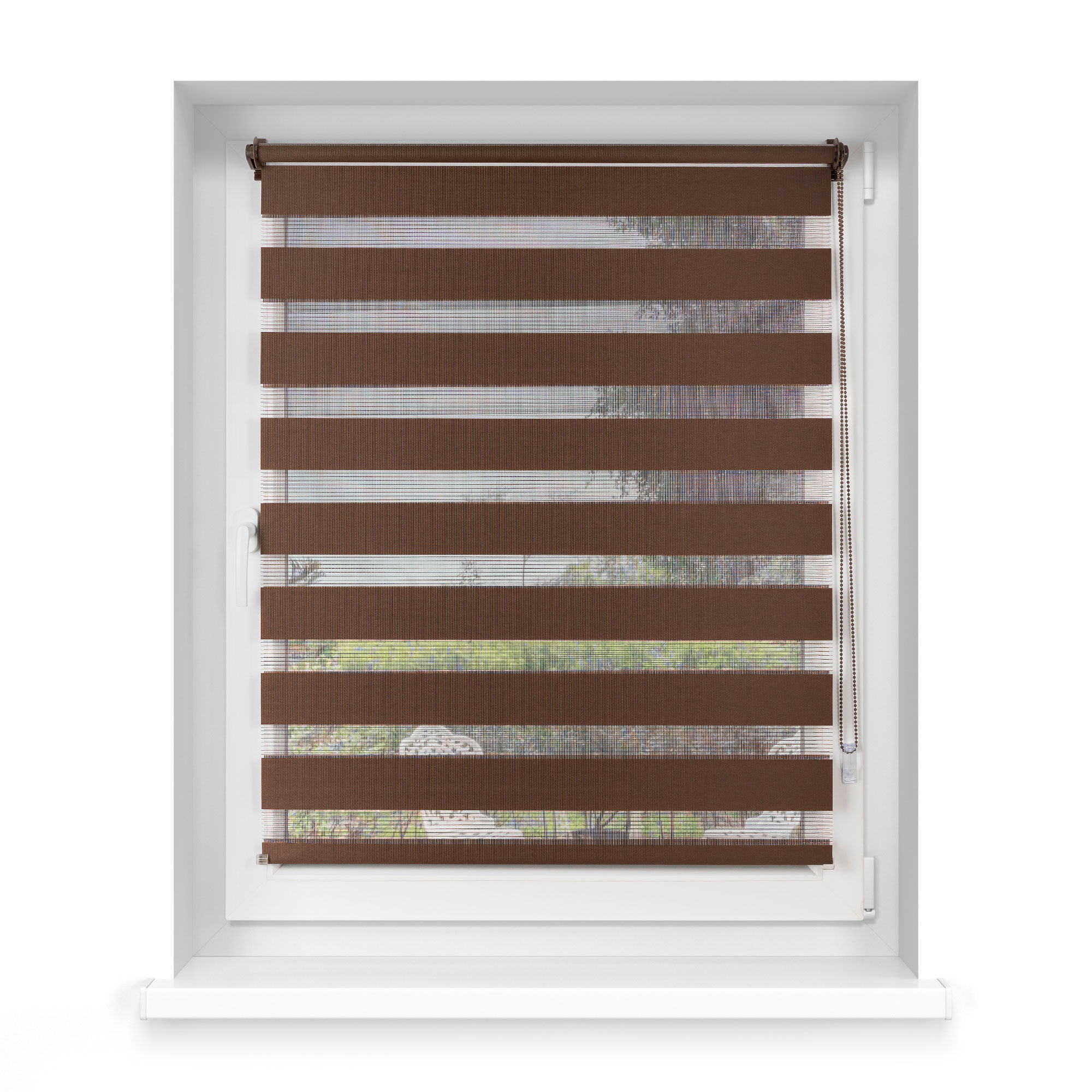 slider_image_bdce0ff344844ad9accb96c19a604171 Klemmfix Doppelrollo an einem Fenster mit verstellbaren Streifen zur Lichtregulierung