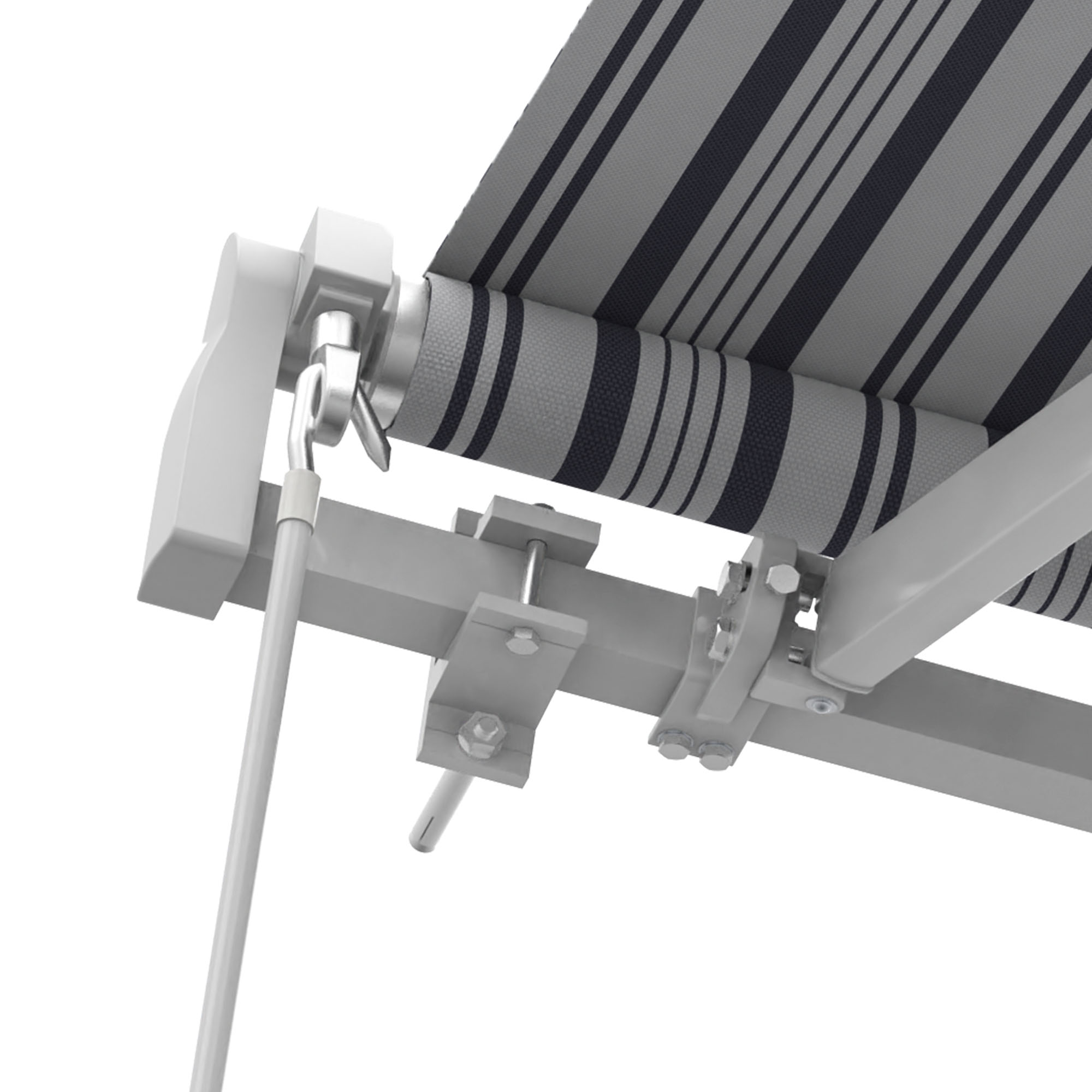 slider_image_01928fd6927077359945631245ee0883 Gelenkarmmarkise Basic 2000 mit mechanischem Aufbau und Befestigungselementen