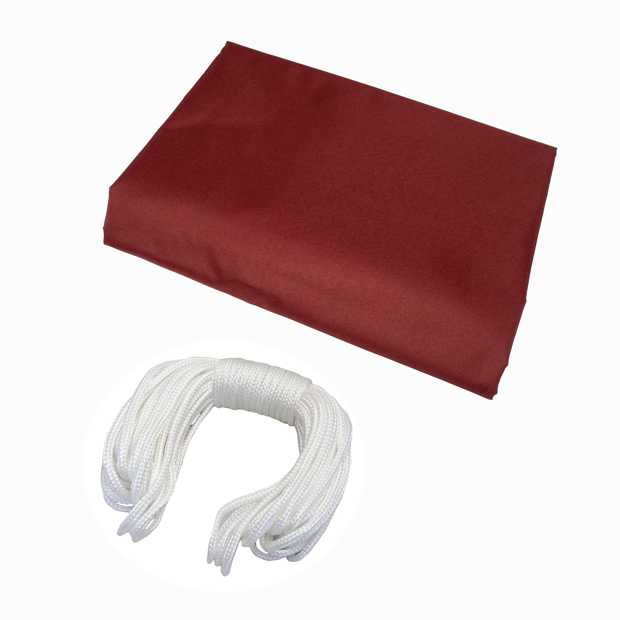Balkonbespannung aus Polyester mit Seil zur Befestigung