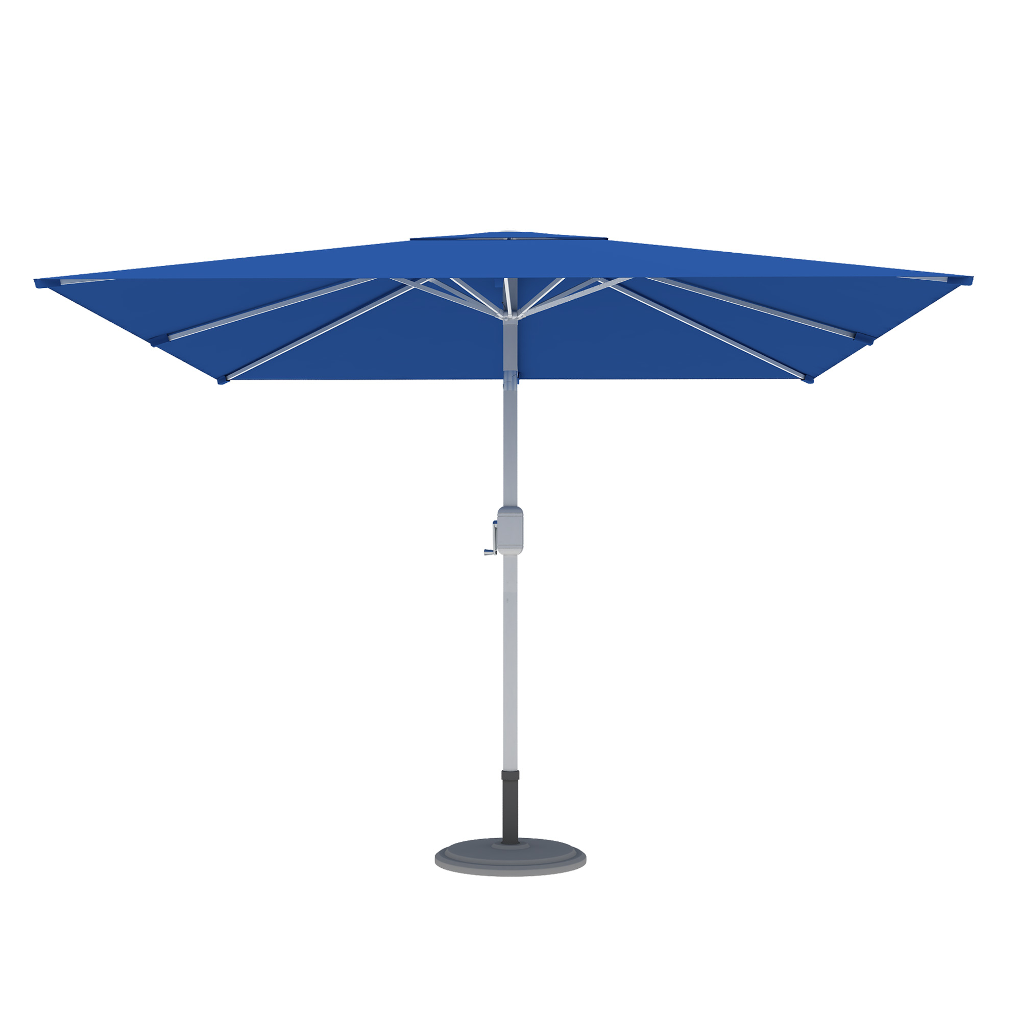 slider_image_6321d38ffe8445729c308e27ee9d615f Moderner Sonnenschirm mit zentralem Mast und Kurbelmechanismus