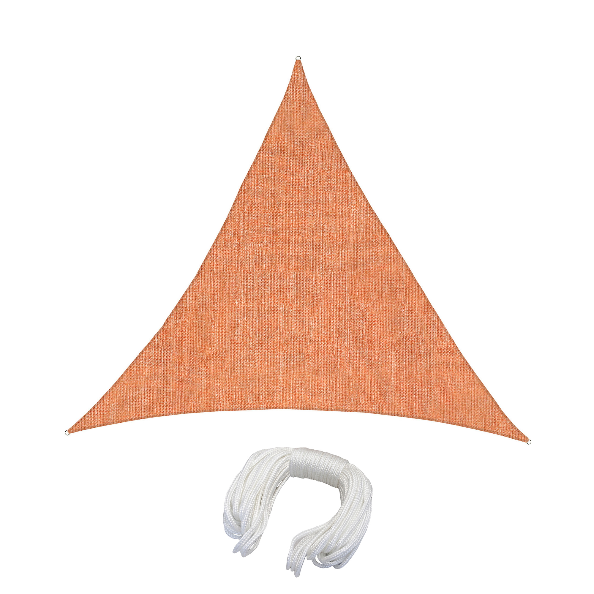 Rechteckiges Sonnensegel mit Befestigungsseil