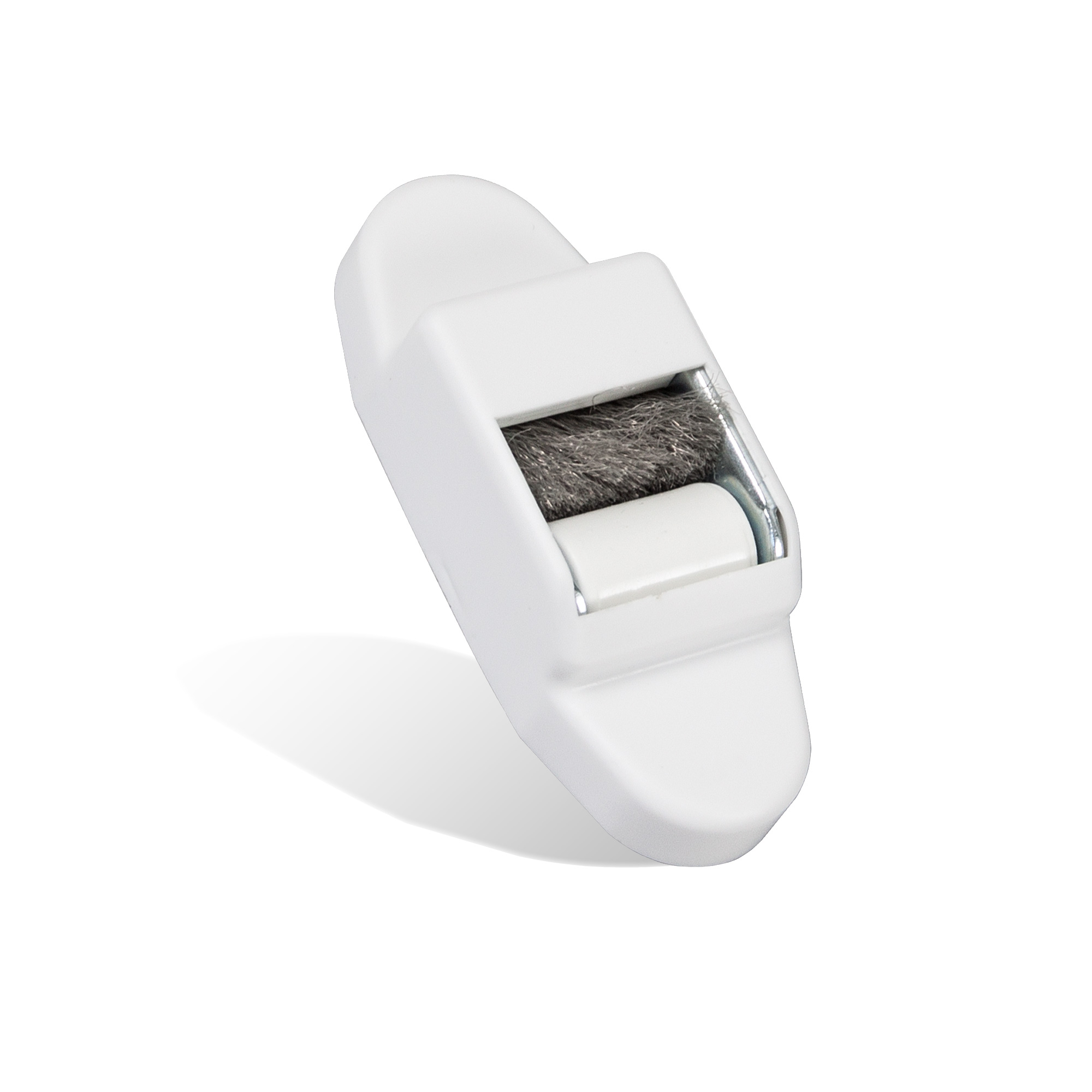 slider_image_ Mini Rollladen-Gurtleitrolle mit Bürstendichtung, zwei Varianten, für Rollladensysteme